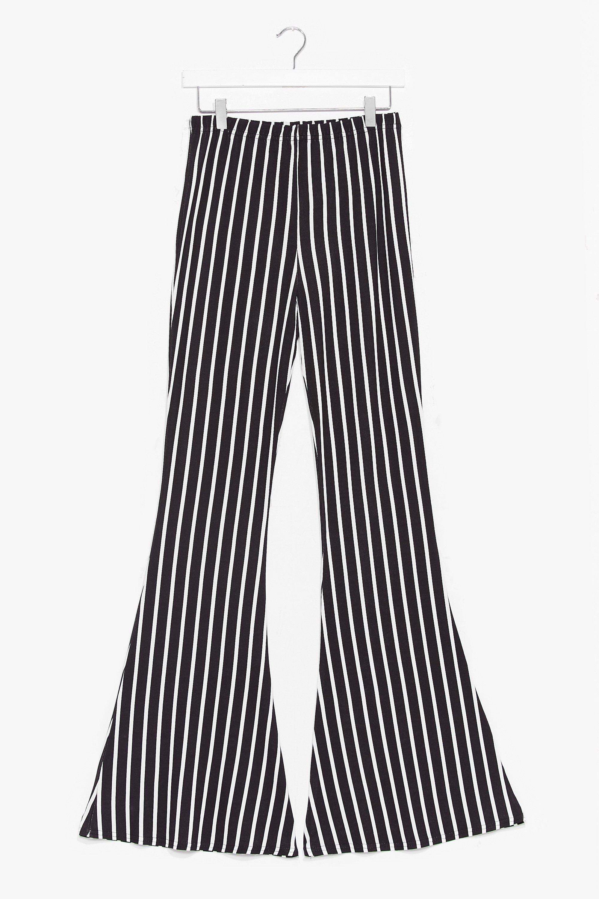 Nasty gal striped on sale pants