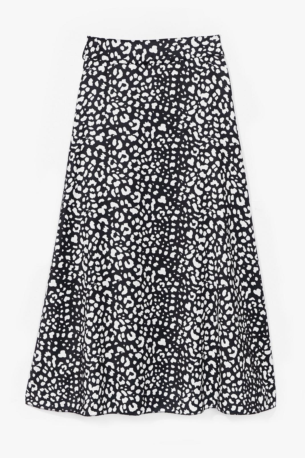 Meow About You Leopard Midi Skirt image number 1