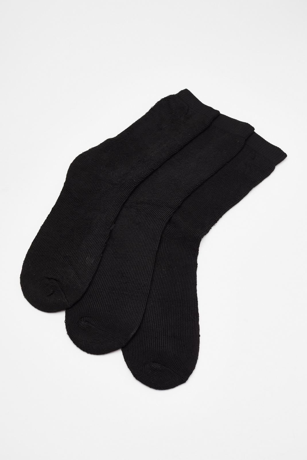 Sock in Soft 3-Pc Knit Bed Socks Set image number 1
