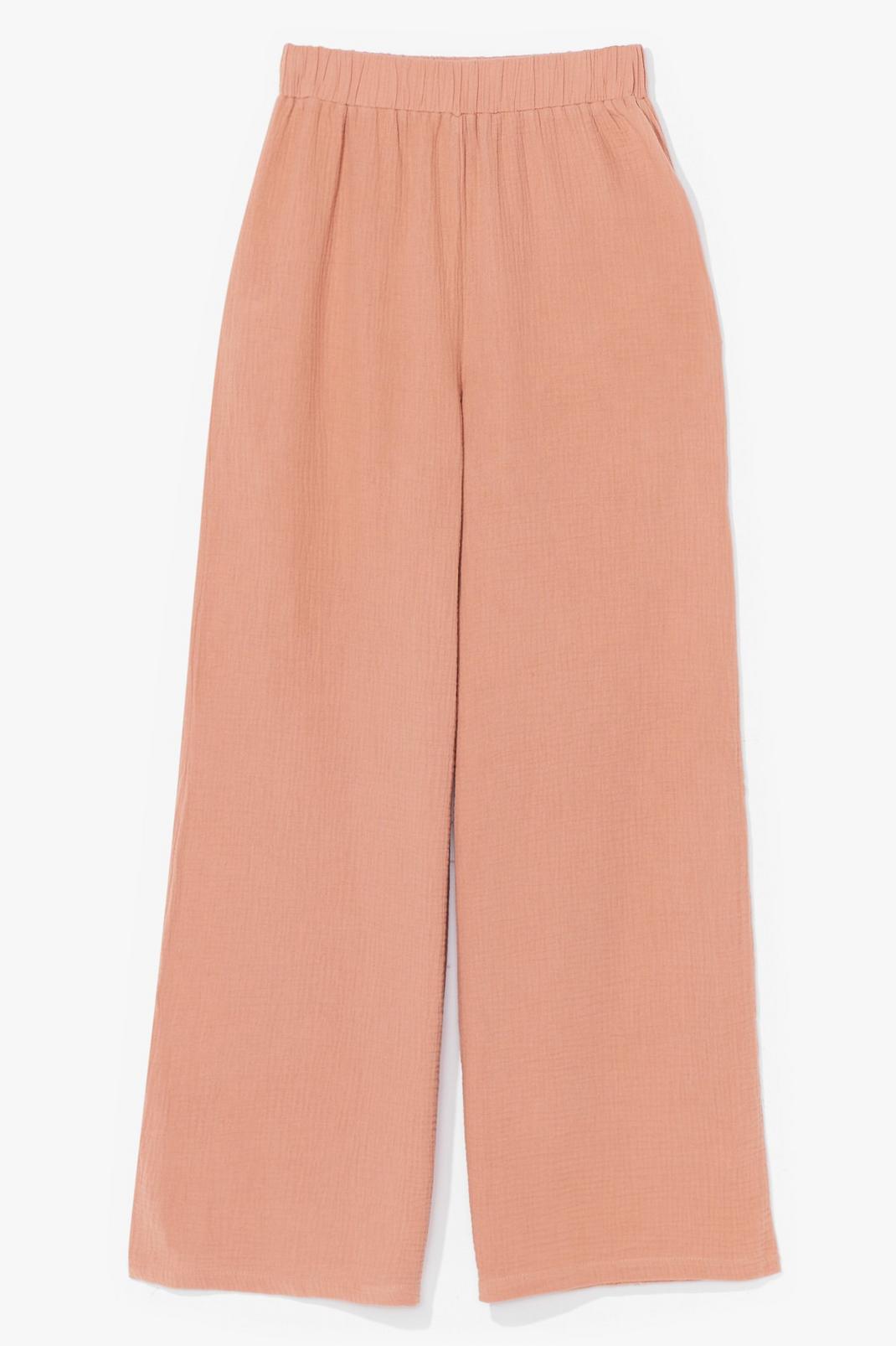Textured Pocket Wide Leg Trousers image number 1