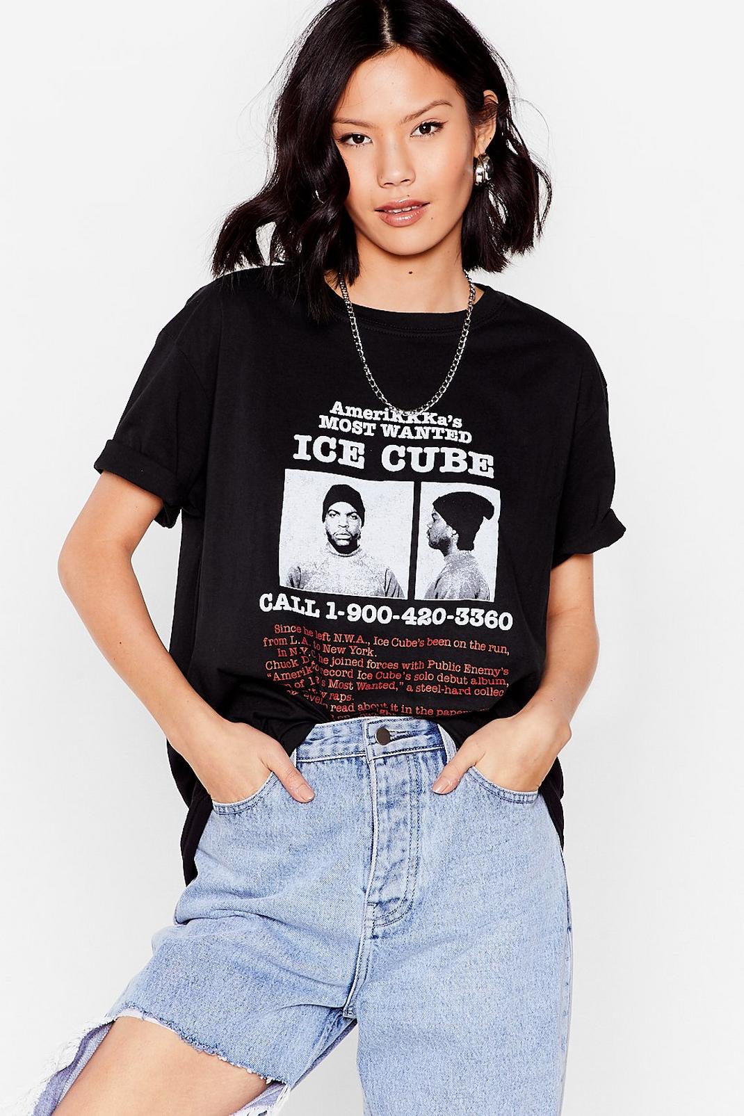 Ice Cube Oversized Graphic Band T-Shirt image number 1