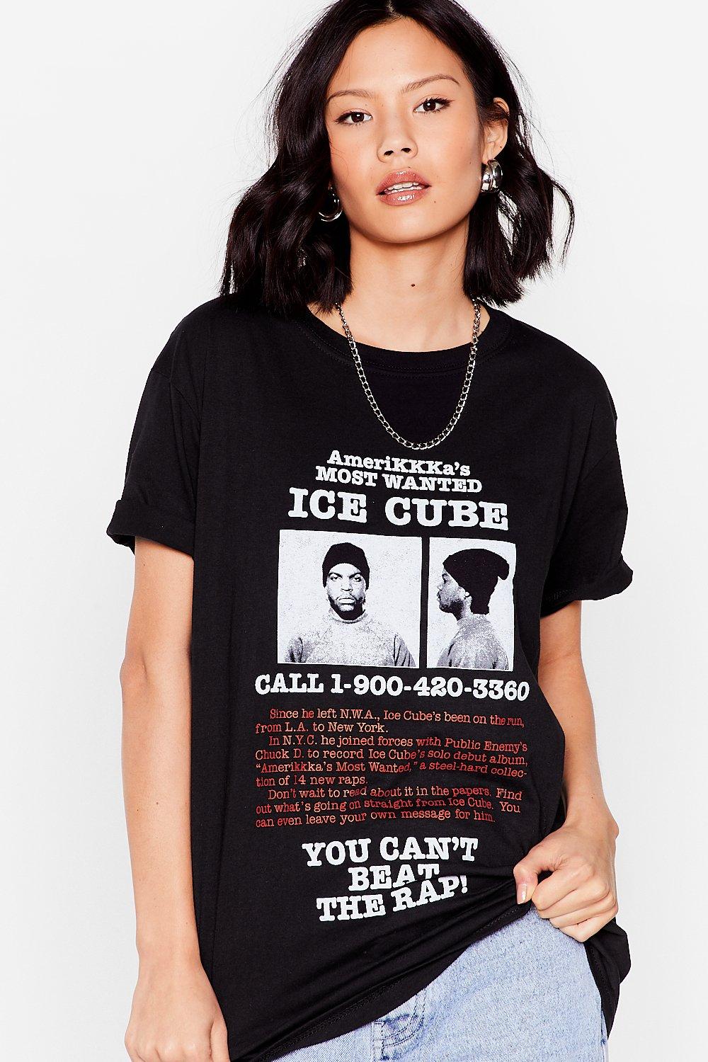 Ice Cube Oversized Graphic Band T-Shirt