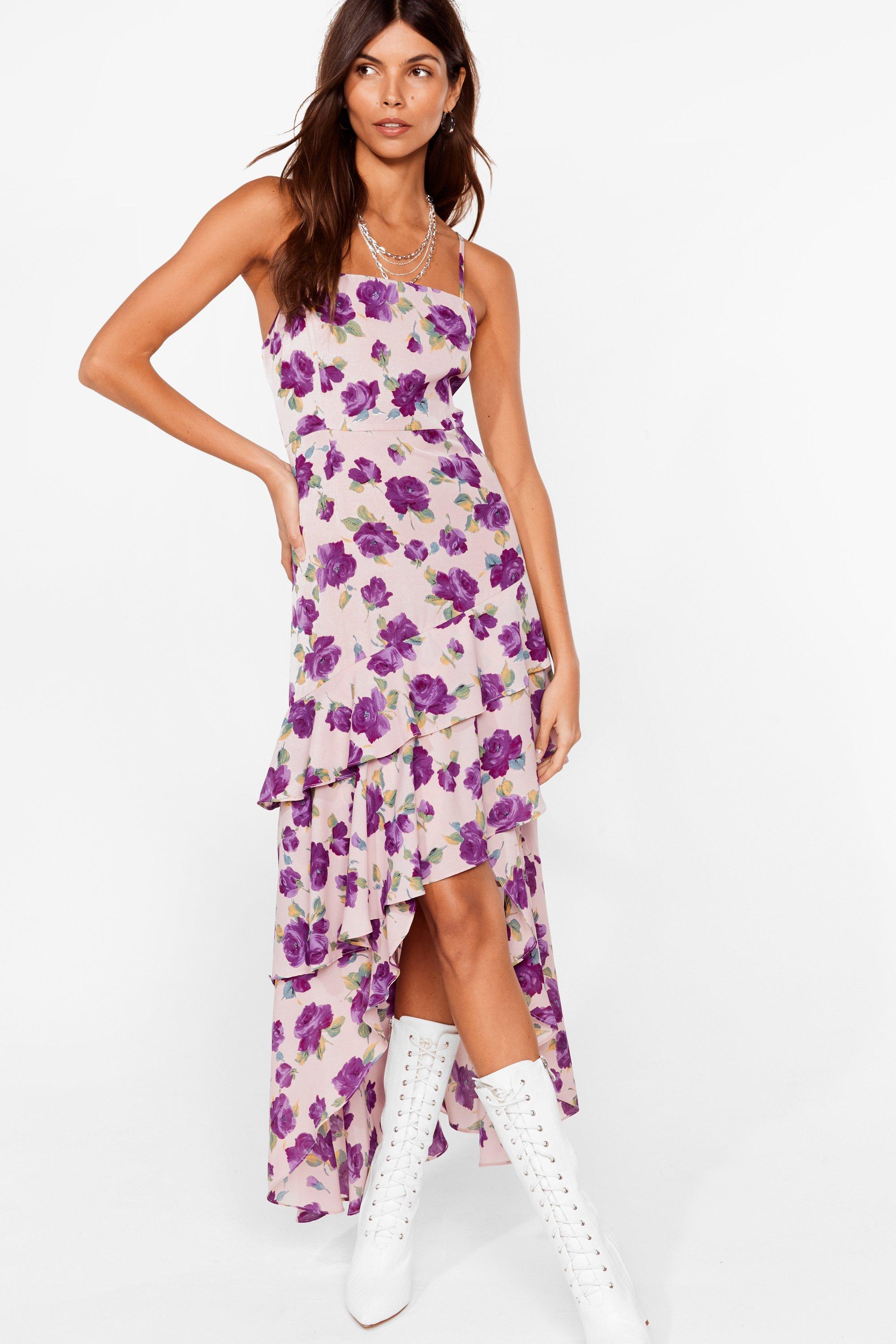 floral halter dress