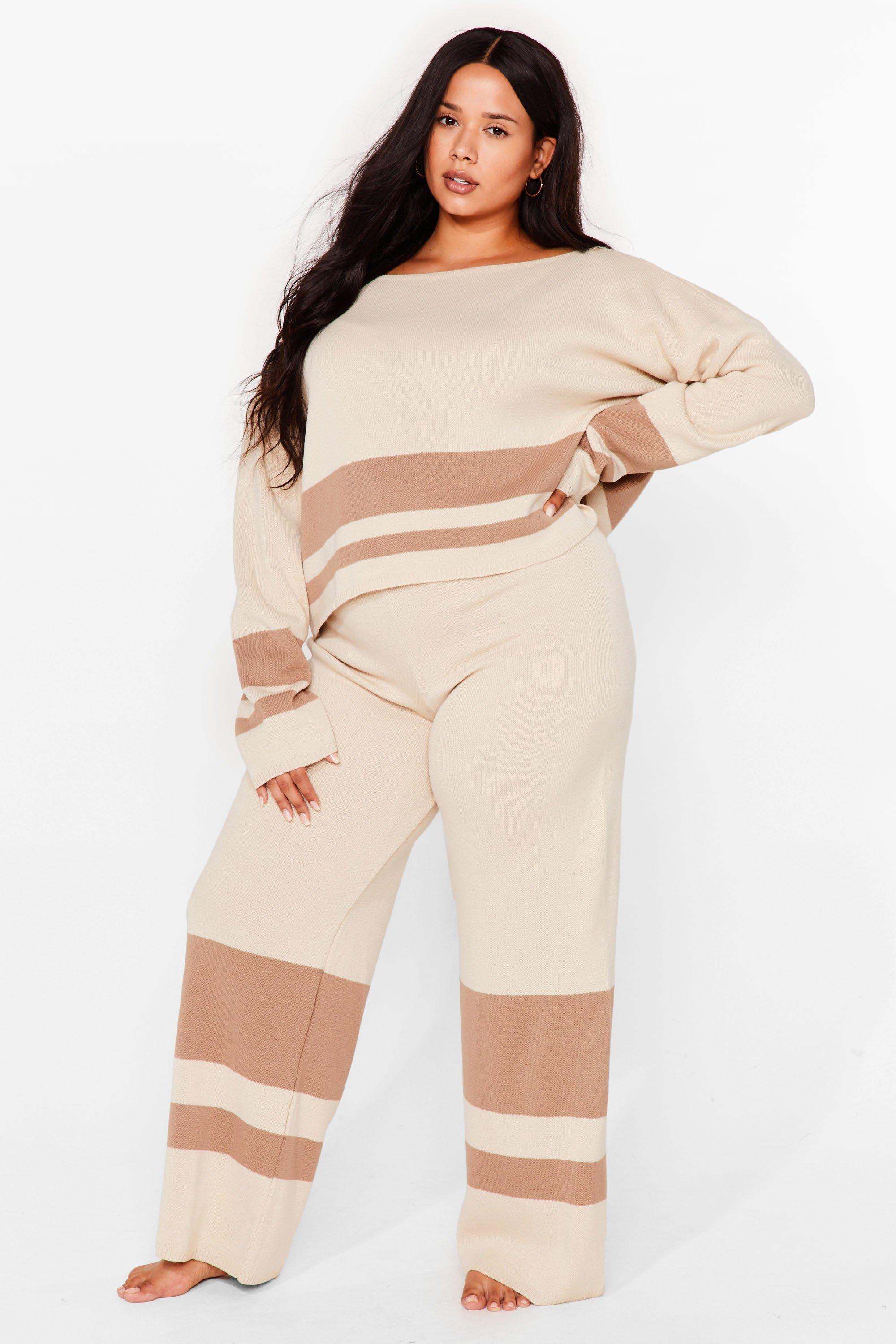 Plus size loungewear discount set