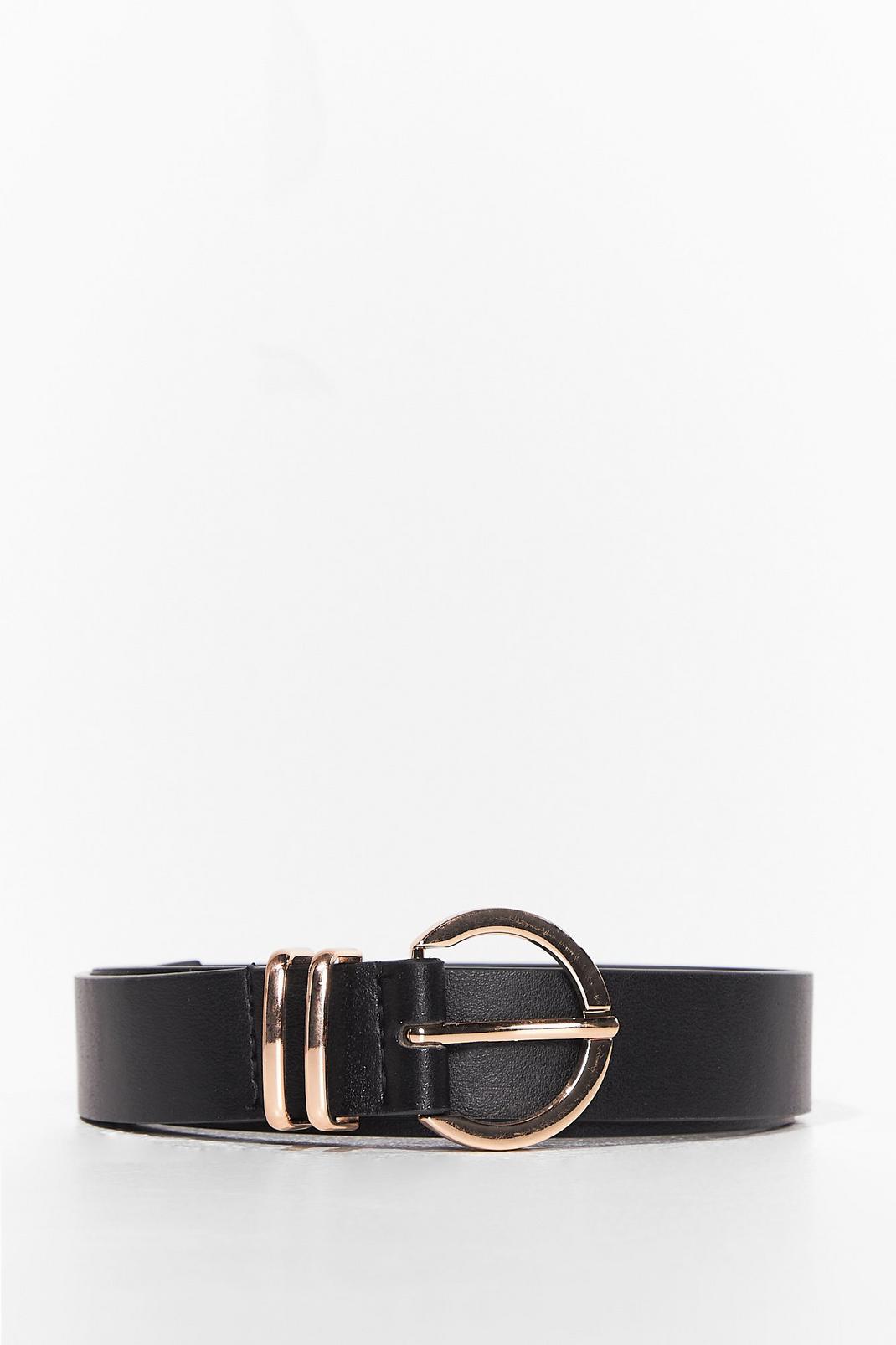 Don't Waist Our Time Faux Leather Belt image number 1