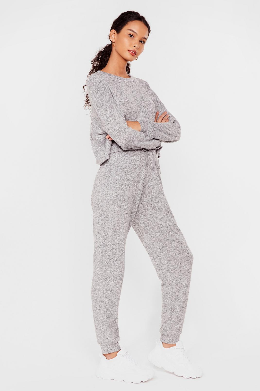 265 Cropped Sweatshirt And Joggers Set image number 2