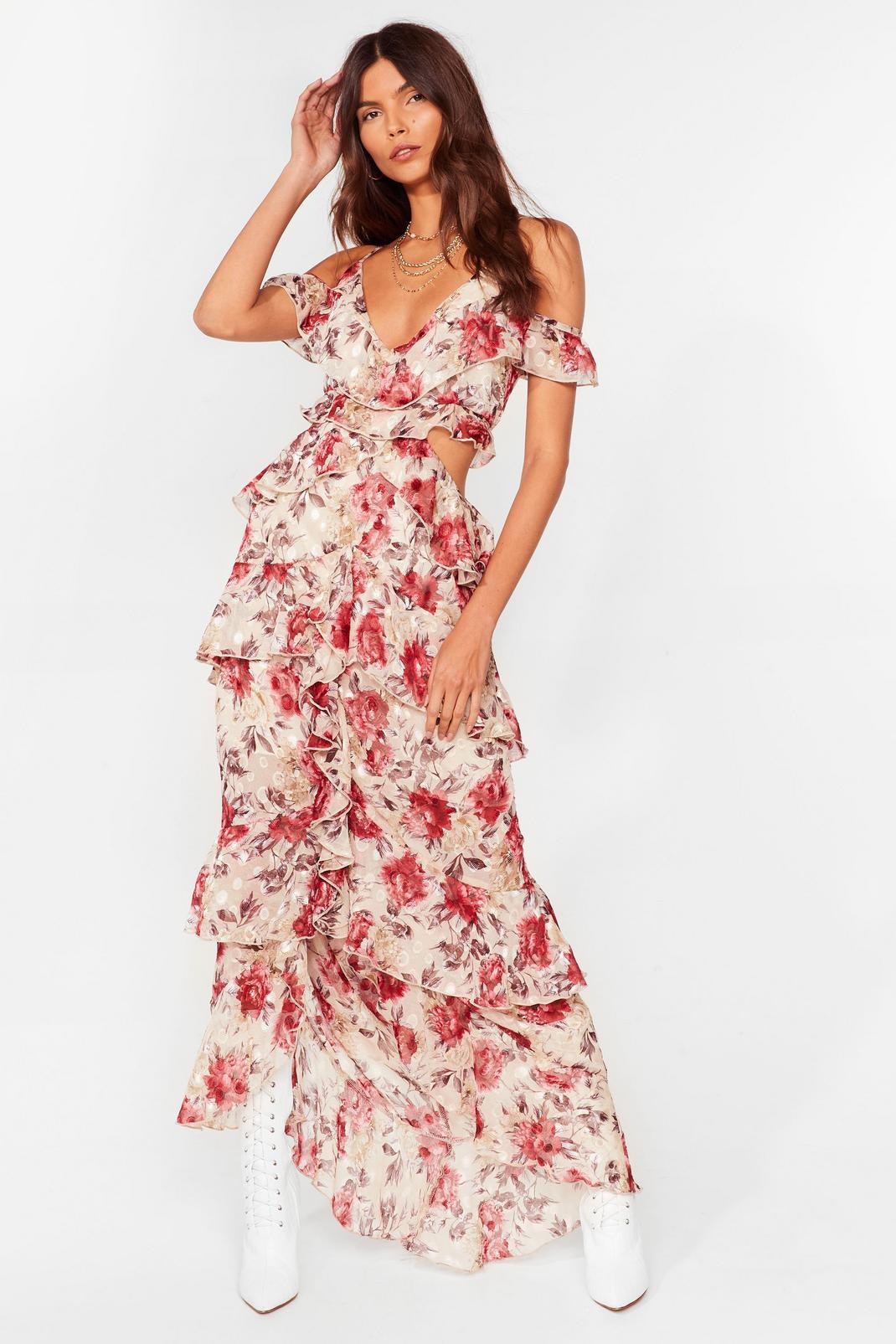 All You Seed is Love Floral Maxi Dress image number 1