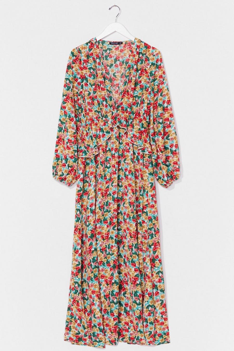 Grow For It Floral Maxi Dress 