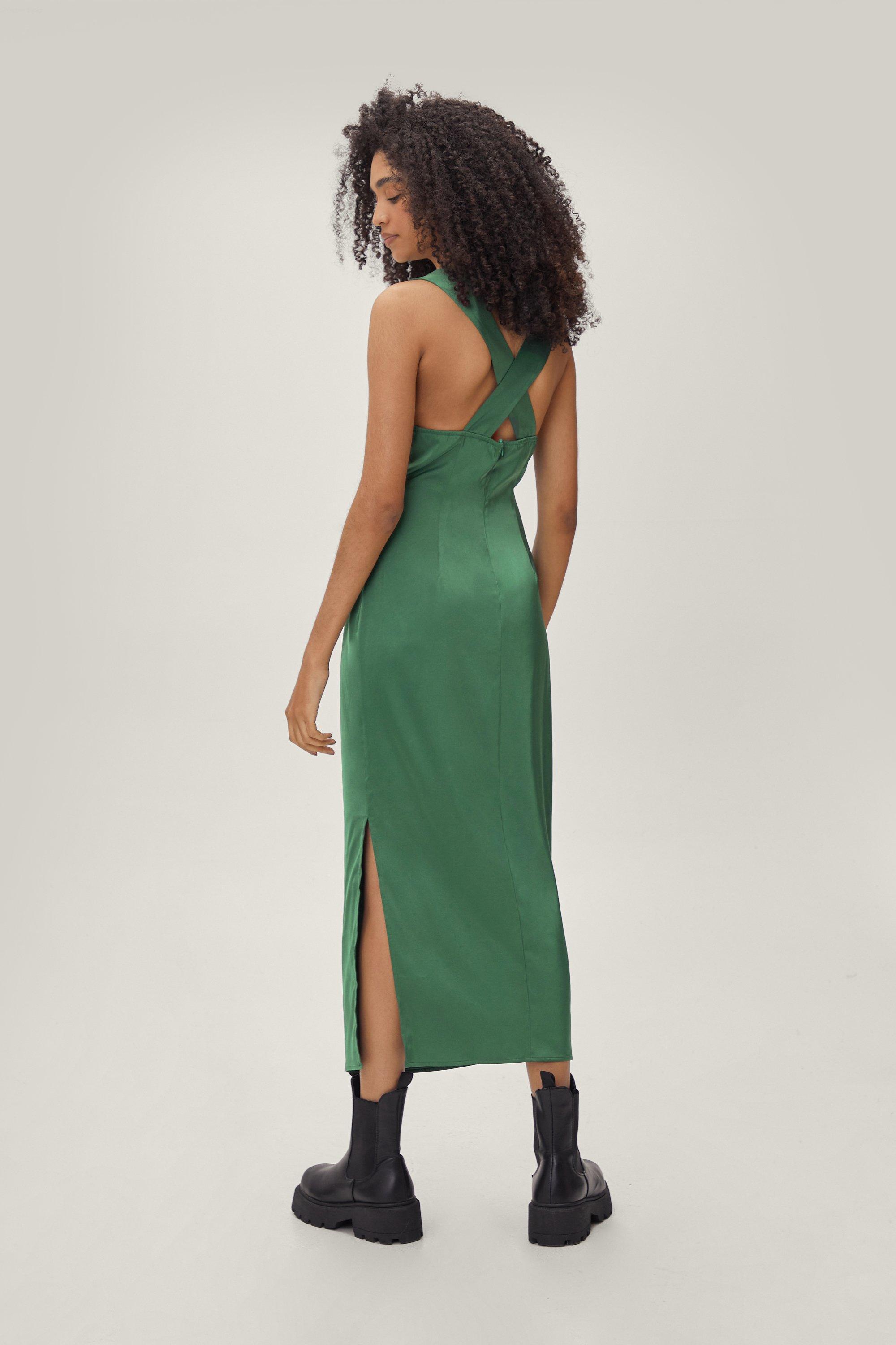 Nasty gal 2024 green dress