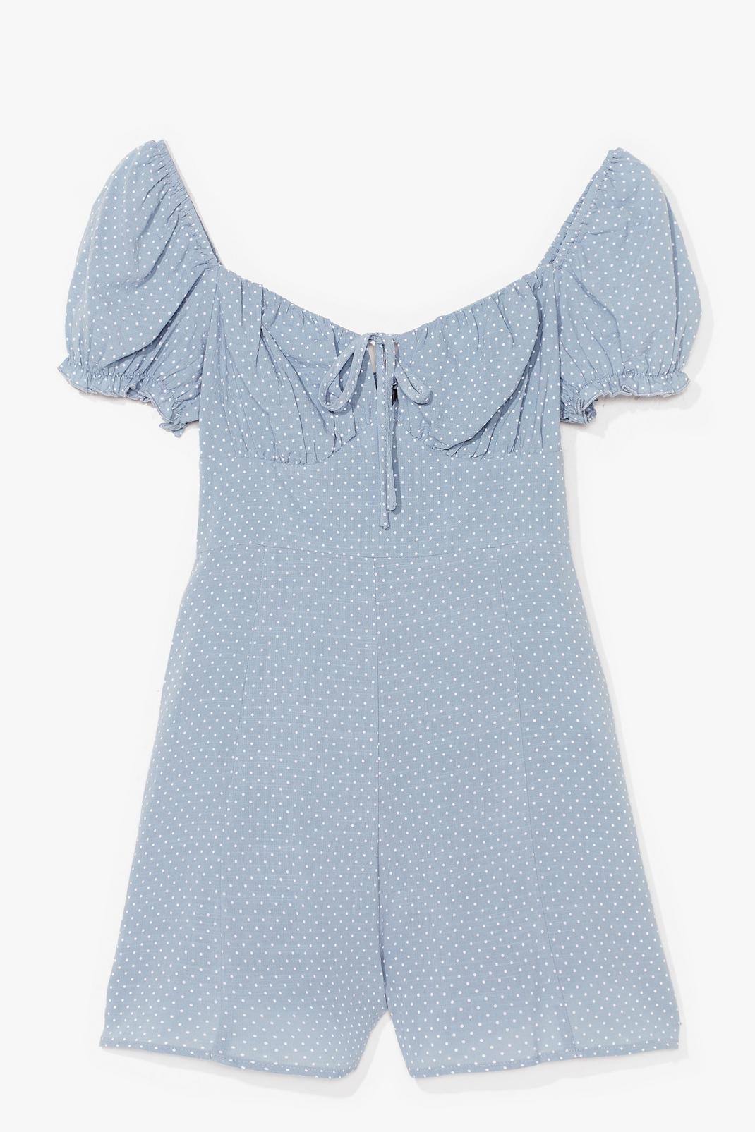 Spot Are We Gonna Do Puff Sleeve Playsuit image number 1