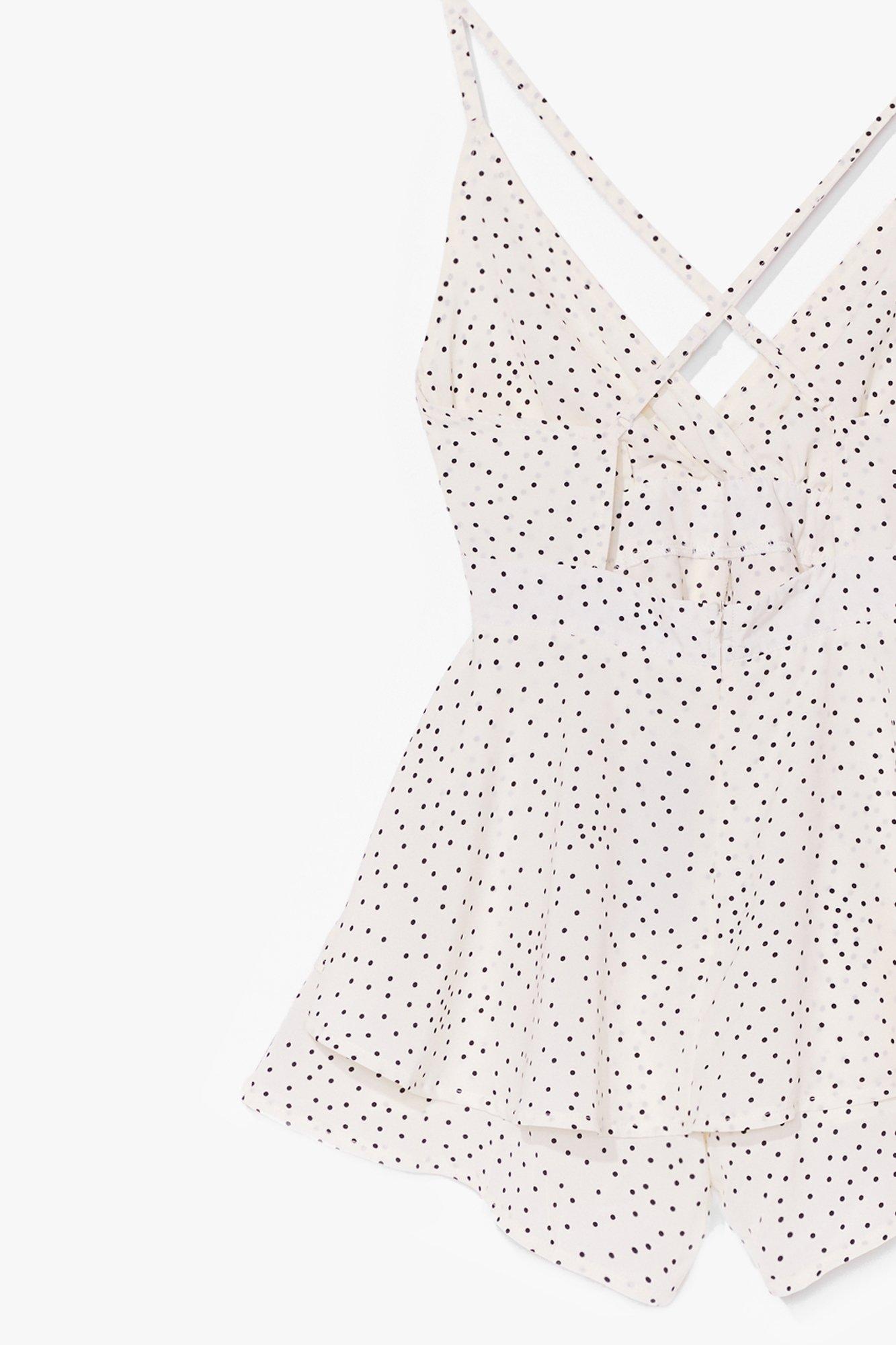 spotty playsuit