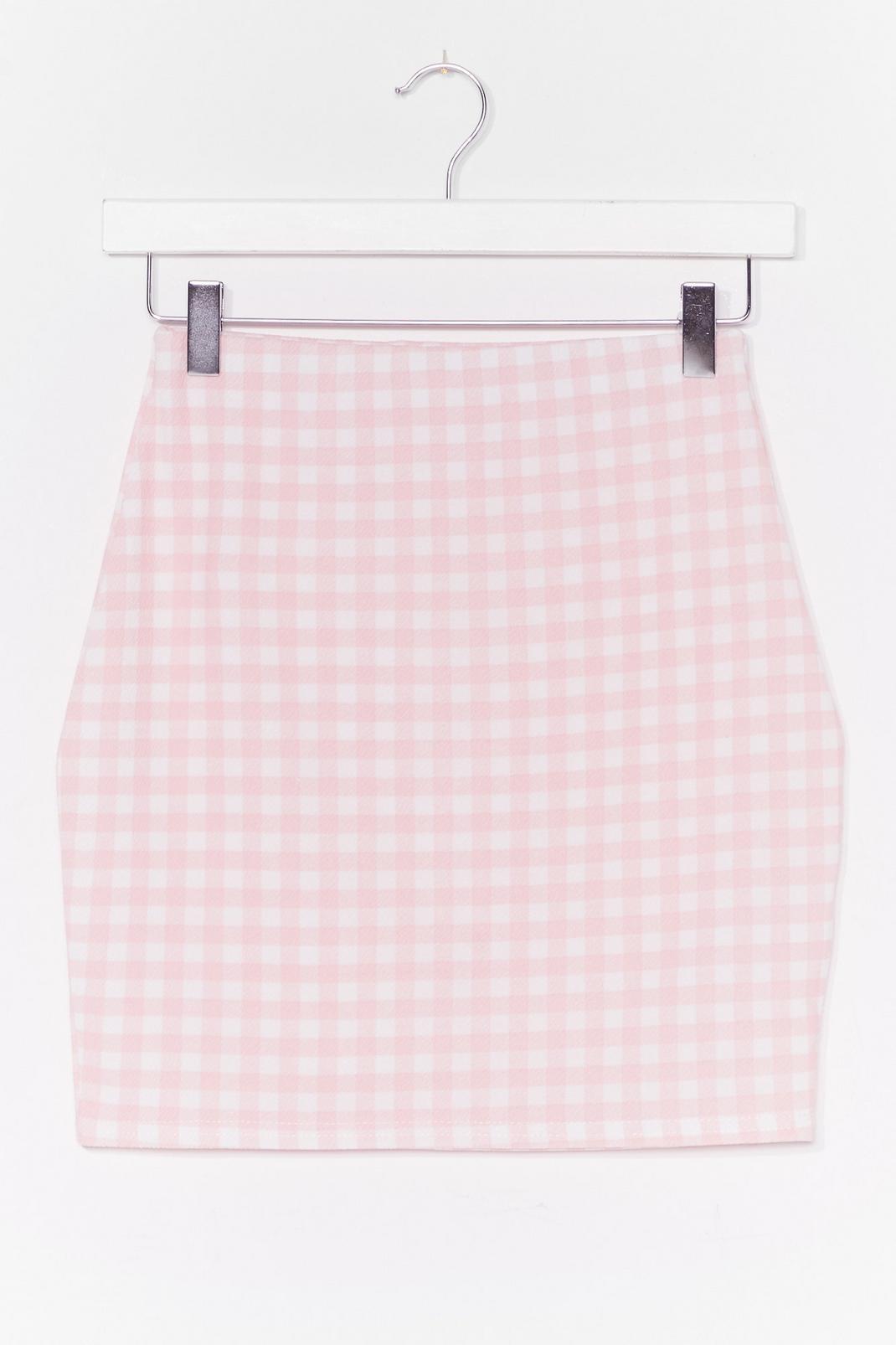 Short and Sweet Gingham Mini Skirt image number 1