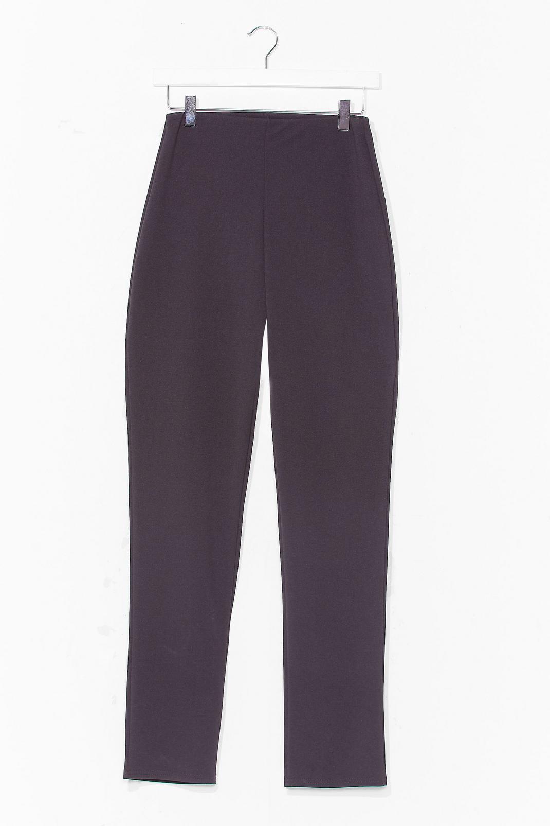 High Waisted Straight Leg Trousers image number 1