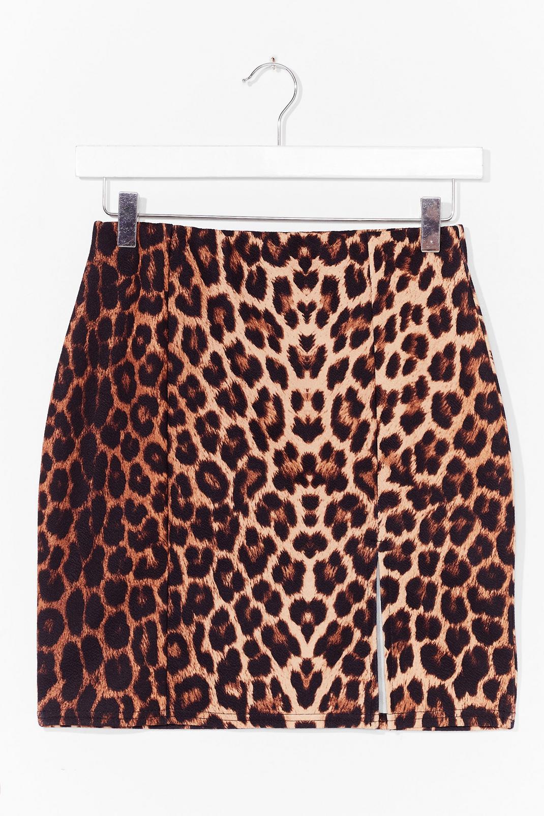 In my Fantasy Leopard Mini Skirt image number 1