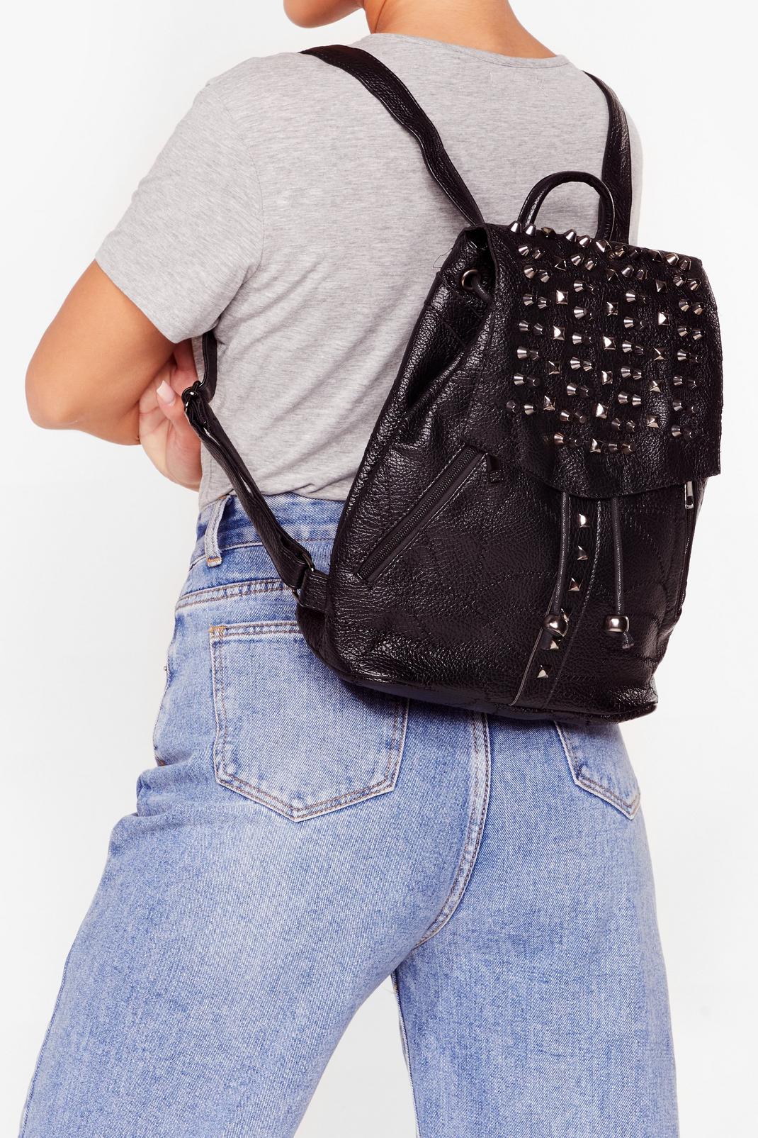 WANT Stud Riddance Faux Leather Backpack image number 1