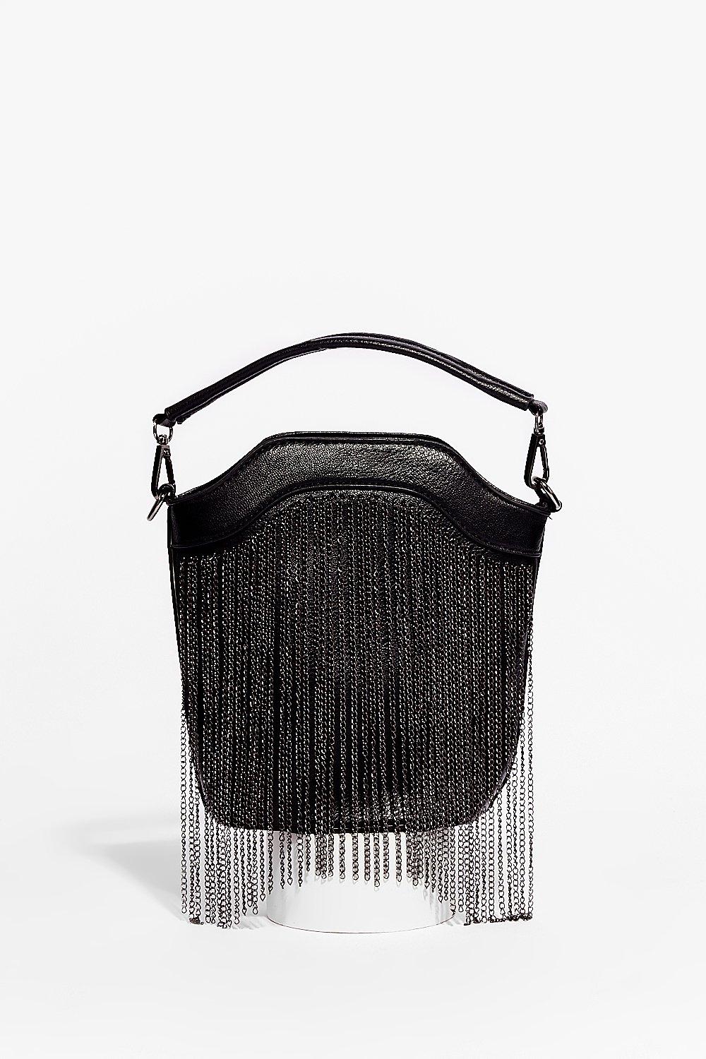 WANT Make Sway Fringe Crossbody Bag