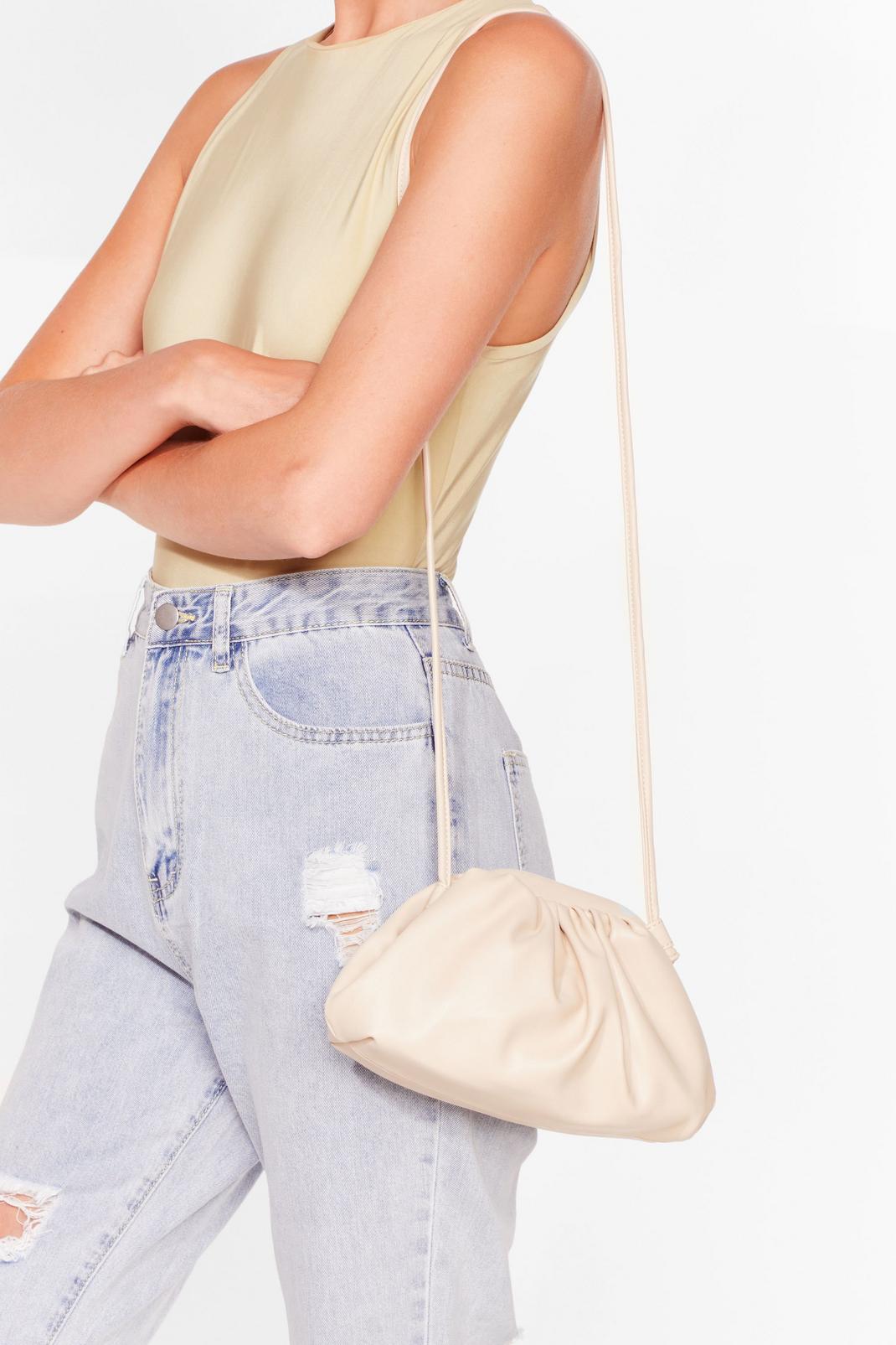 Beige WANT Slouchy Crossbody Bag image number 1
