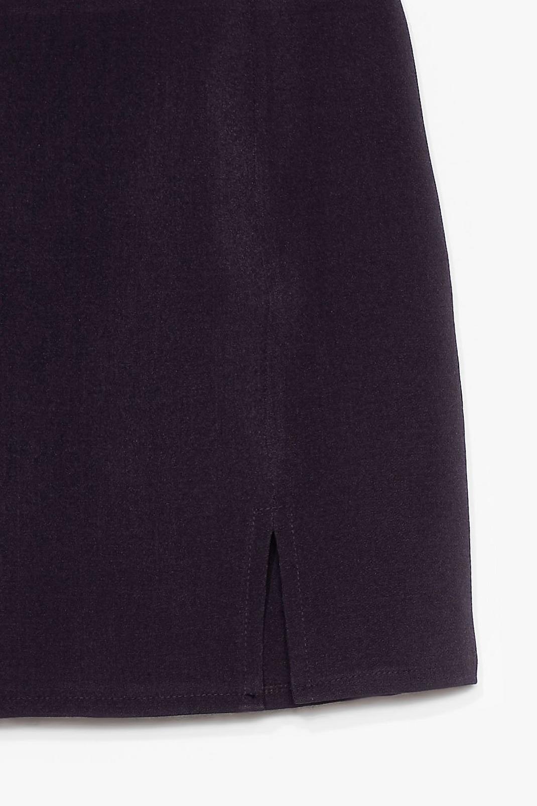 105 Double Slit High Waisted Mini Skirt image number 2