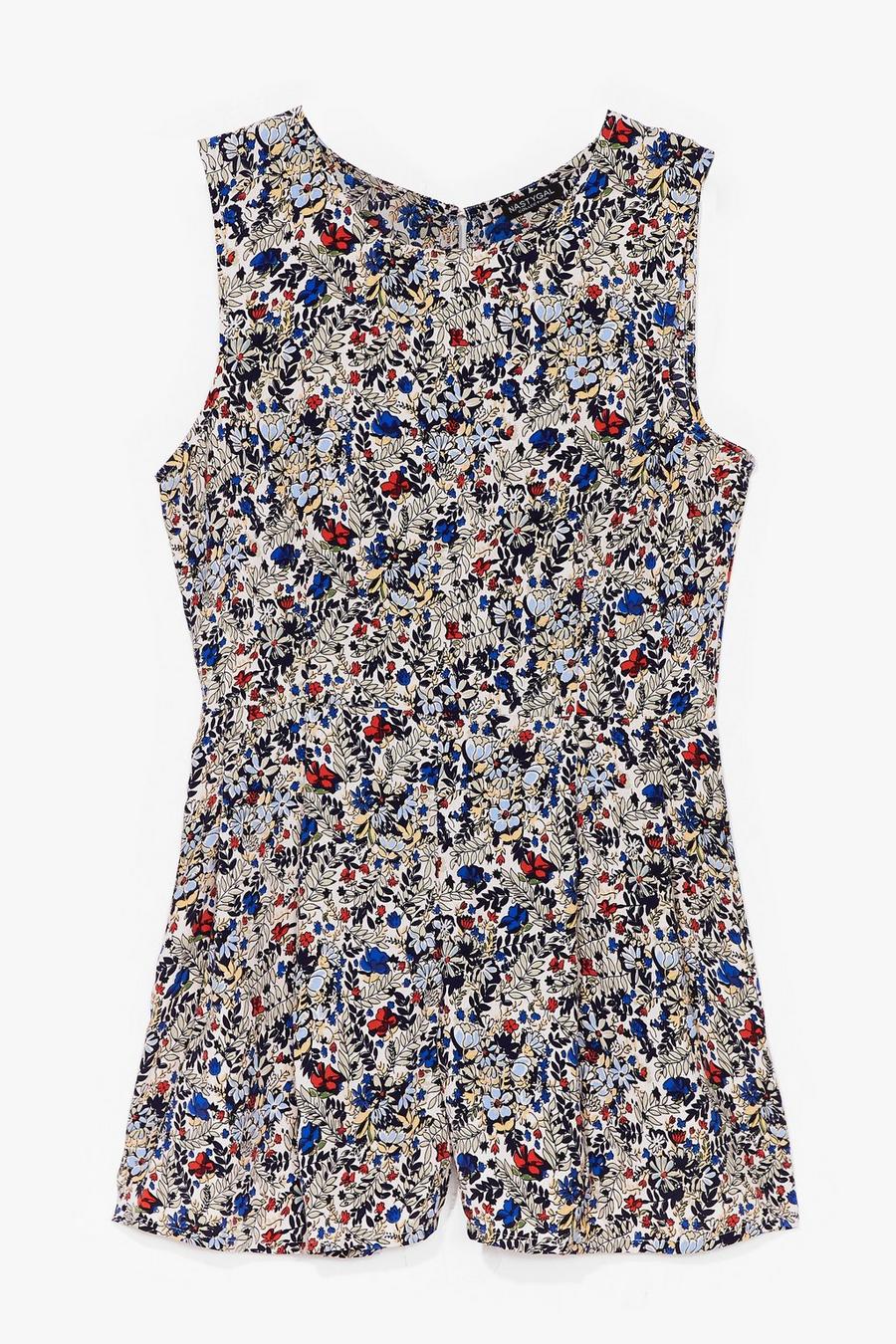 Grow Lighting Floral Relaxed Playsuit