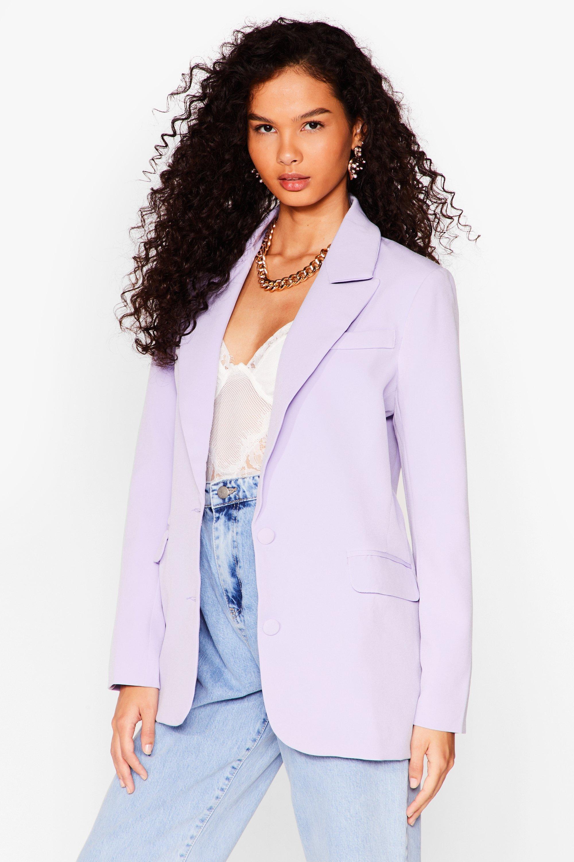 nasty gal pink suit