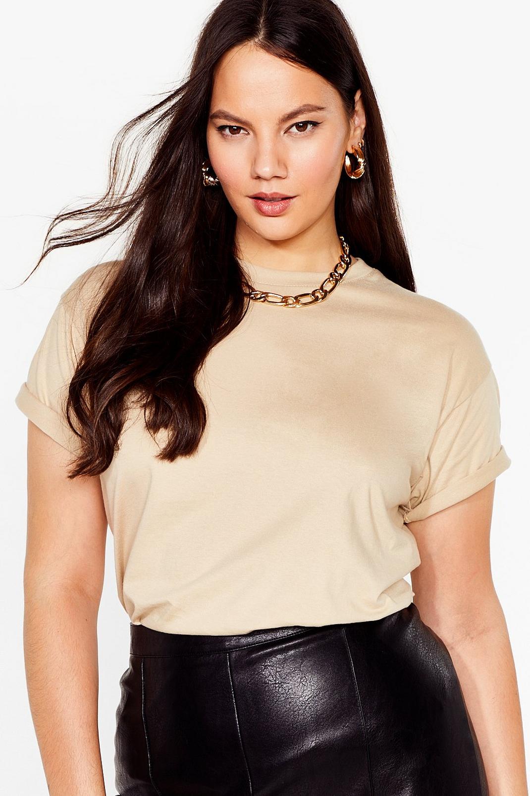 Plus Size Basic Oversized T Shirt Nasty Gal 1641