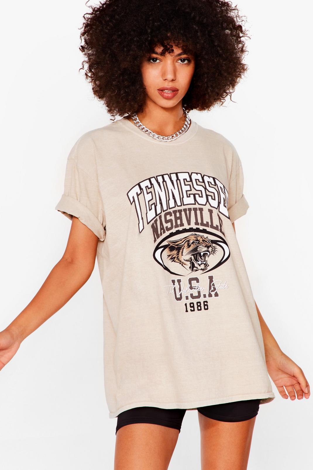 Robe t-shirt à impression Tennessee Nashville image number 1