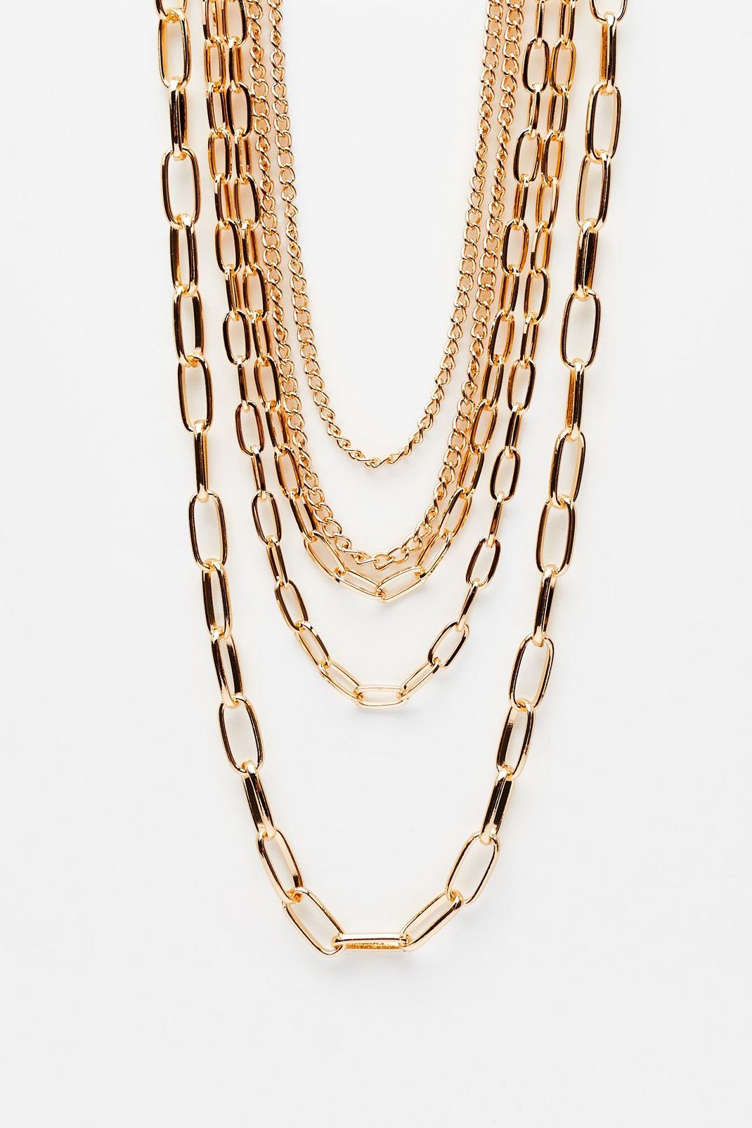 Link About It Layered Chain Necklace image number 1