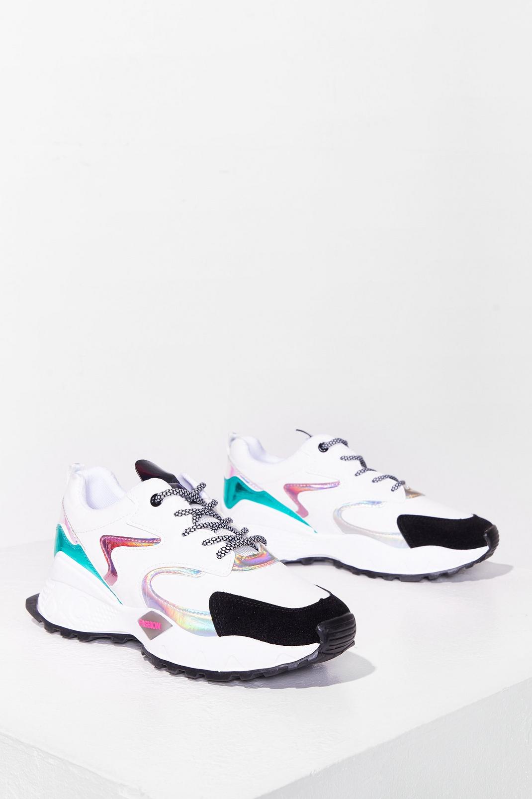 Change the Panel Metallic Colorblock Trainers image number 1