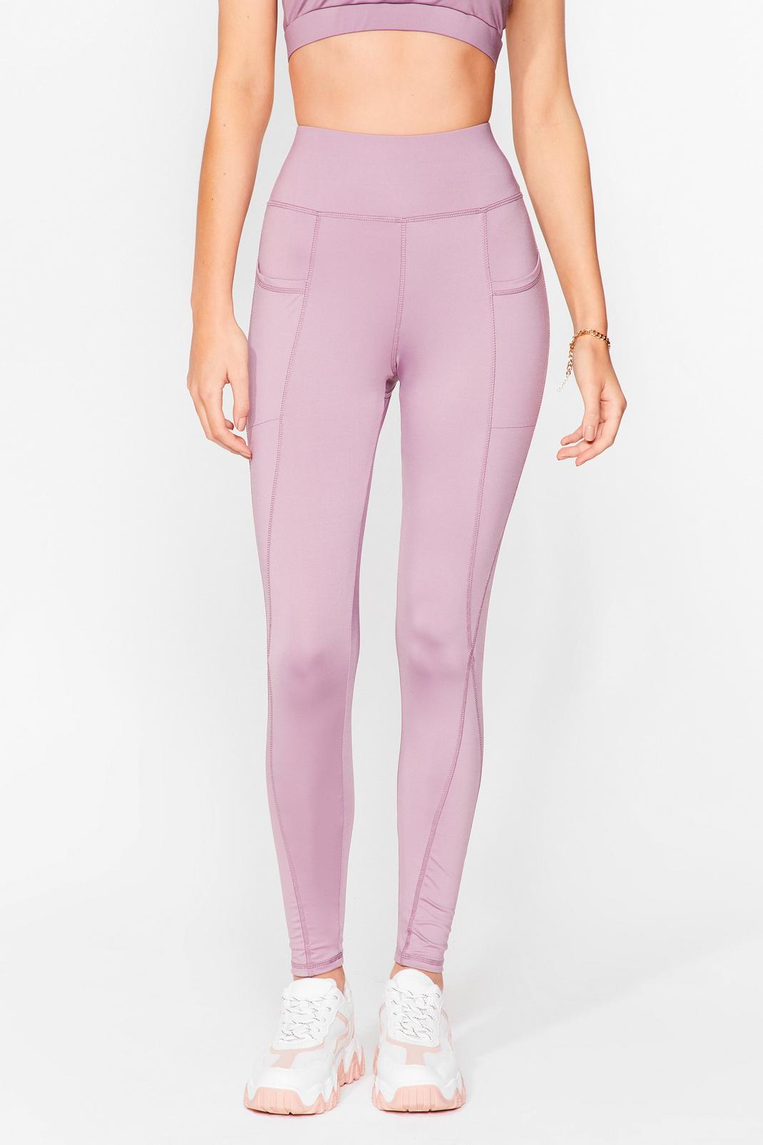 Lilac Sport Yourself Out Workout Leggings image number 1