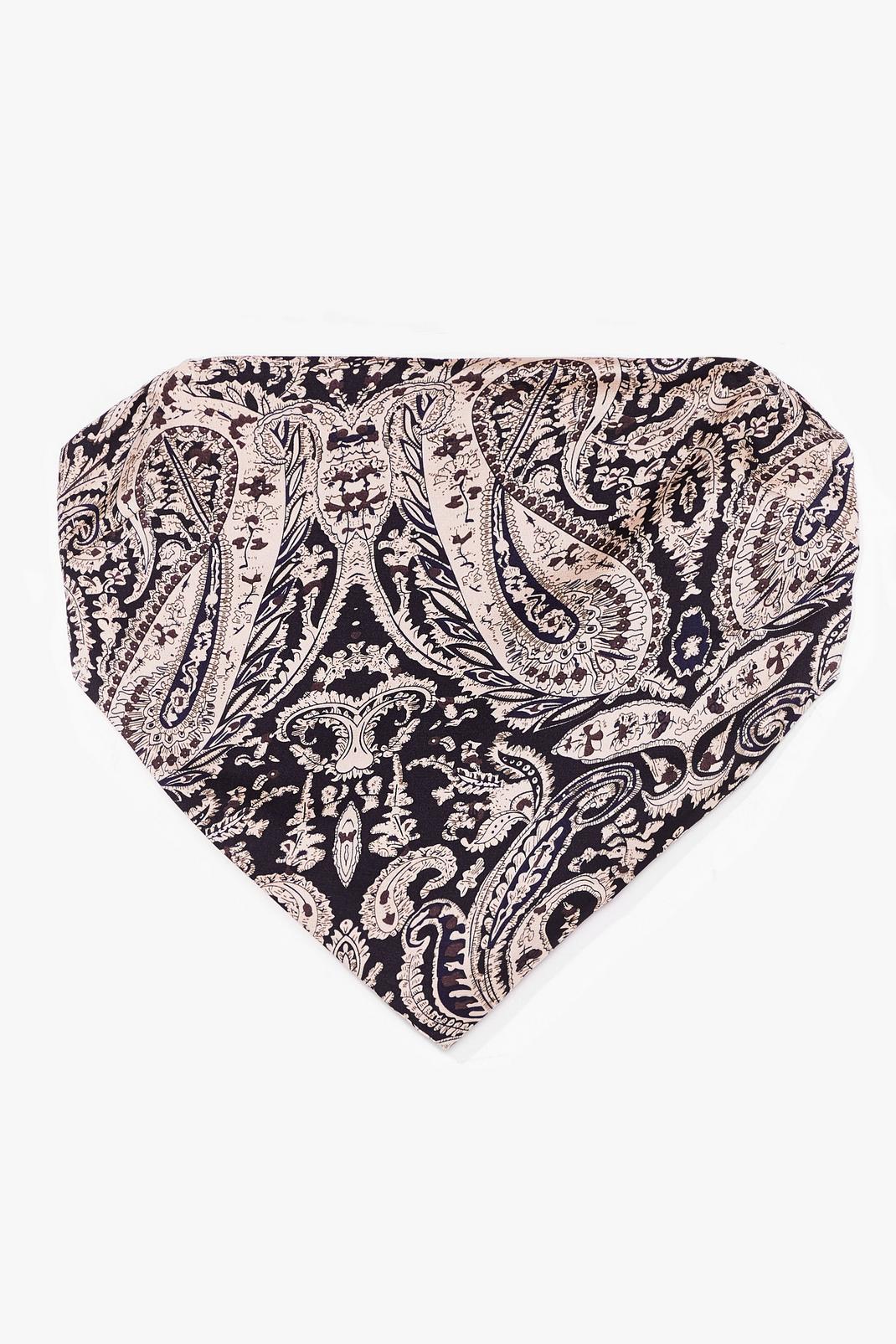 Paisley Us Attention Handkerchief Crop Top image number 1