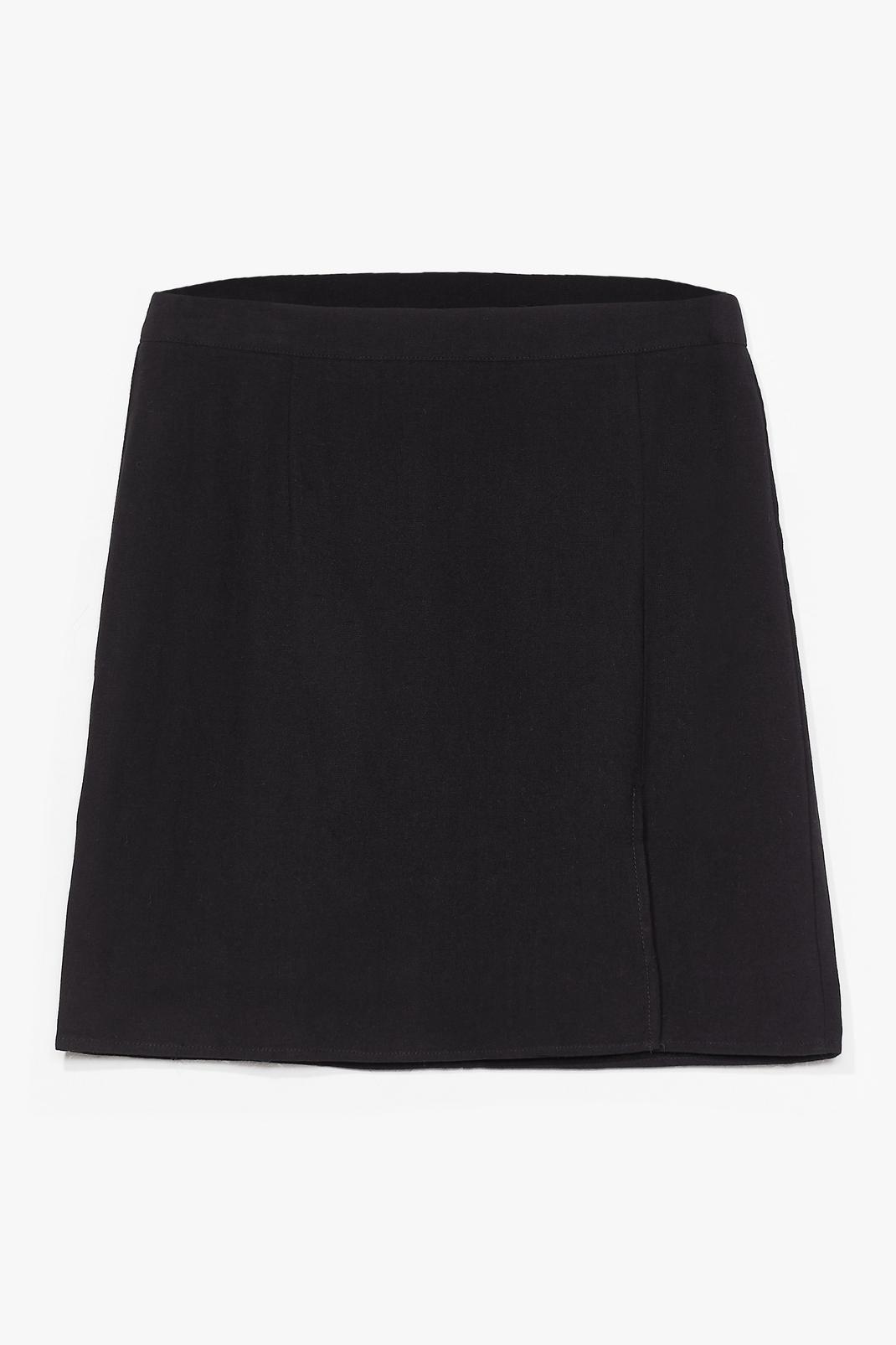 Split Ways High-Waisted Mini Skirt image number 1