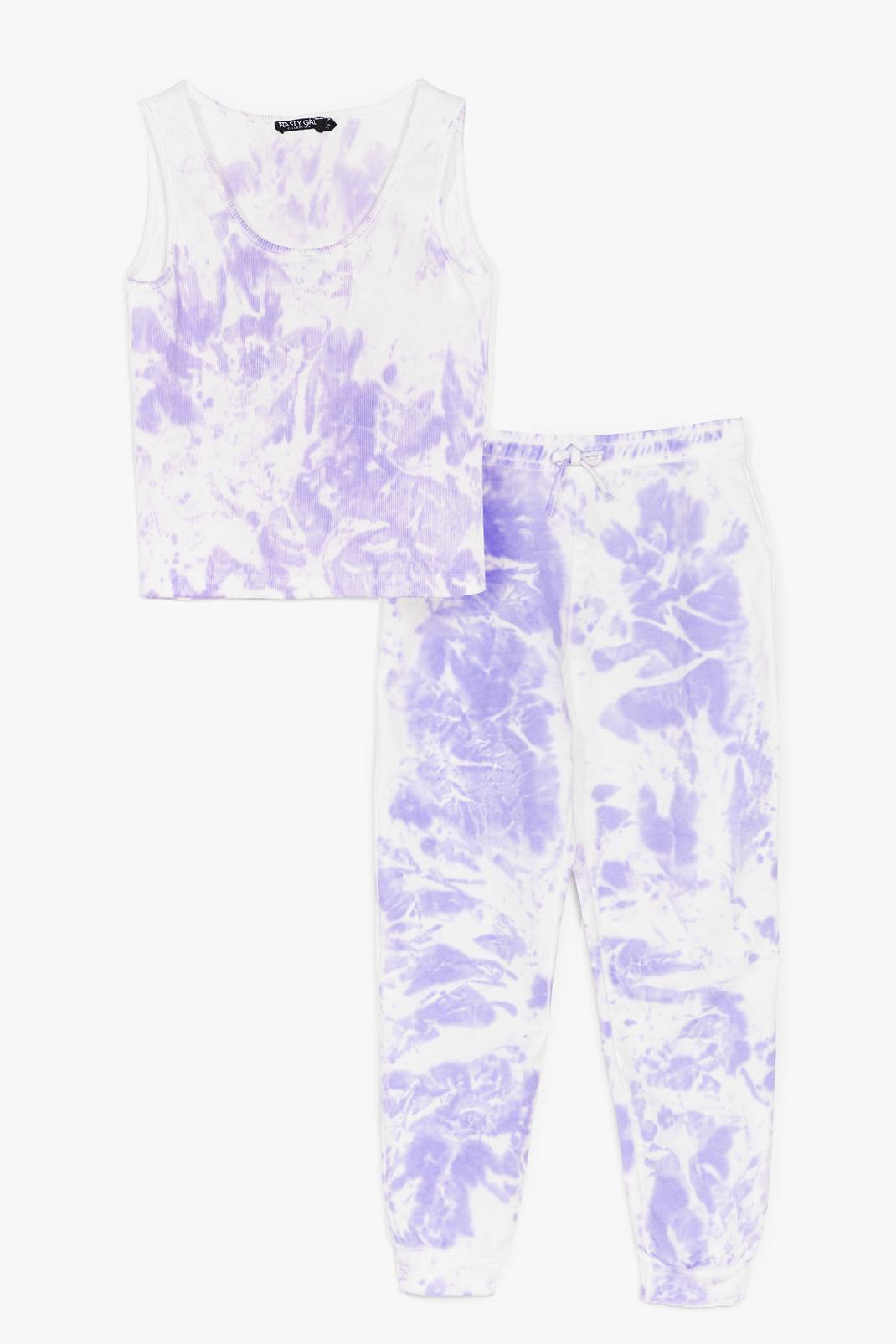 Turn It Up Tie Dye Top and Jogger Set image number 1