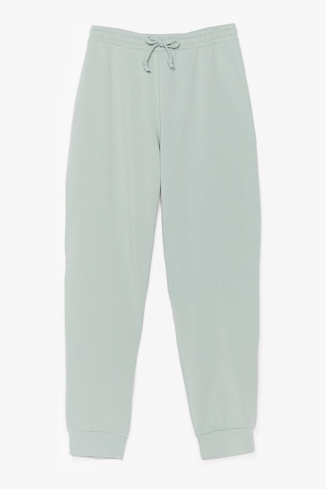 Sage Cuff and At 'Em High-Waisted Joggers image number 1