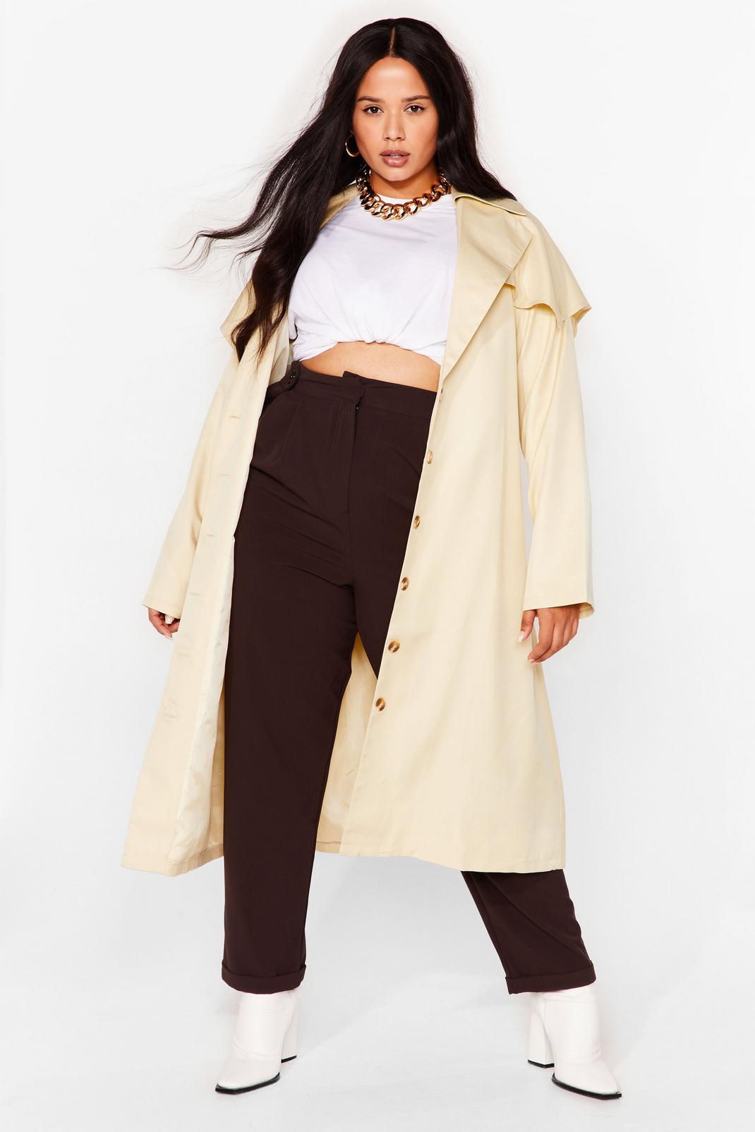 Keep Under Cover Oversized Plus Trench Coat image number 1