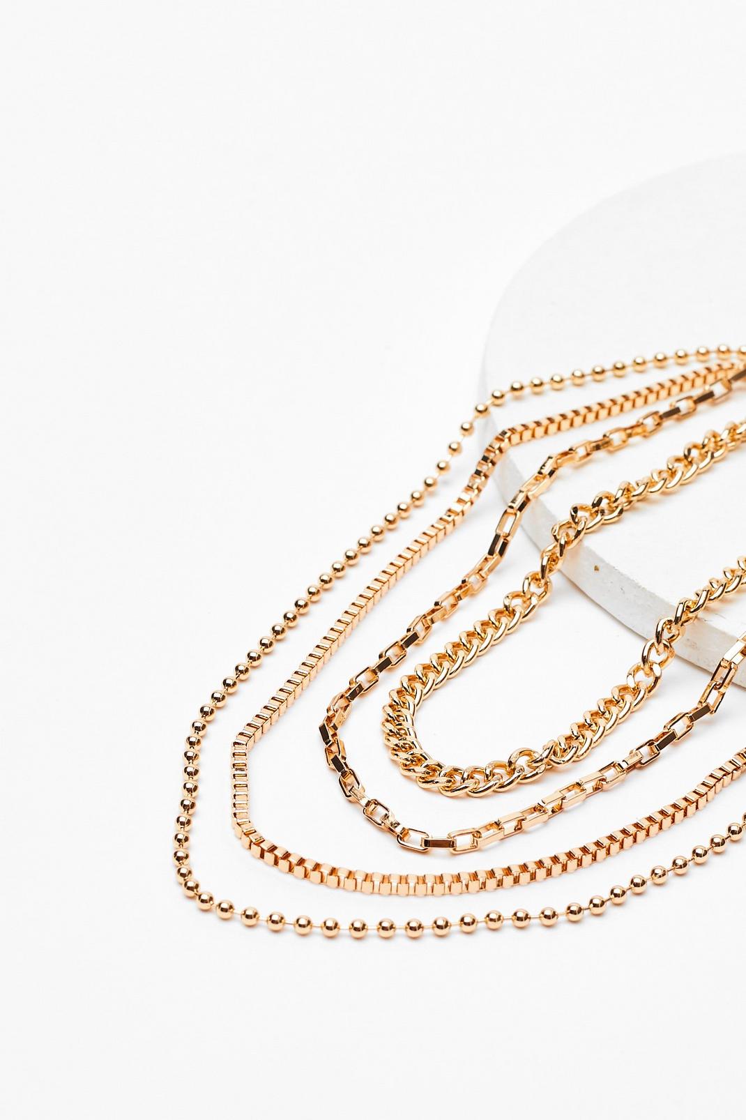 More is More Layered Chain Necklace image number 1