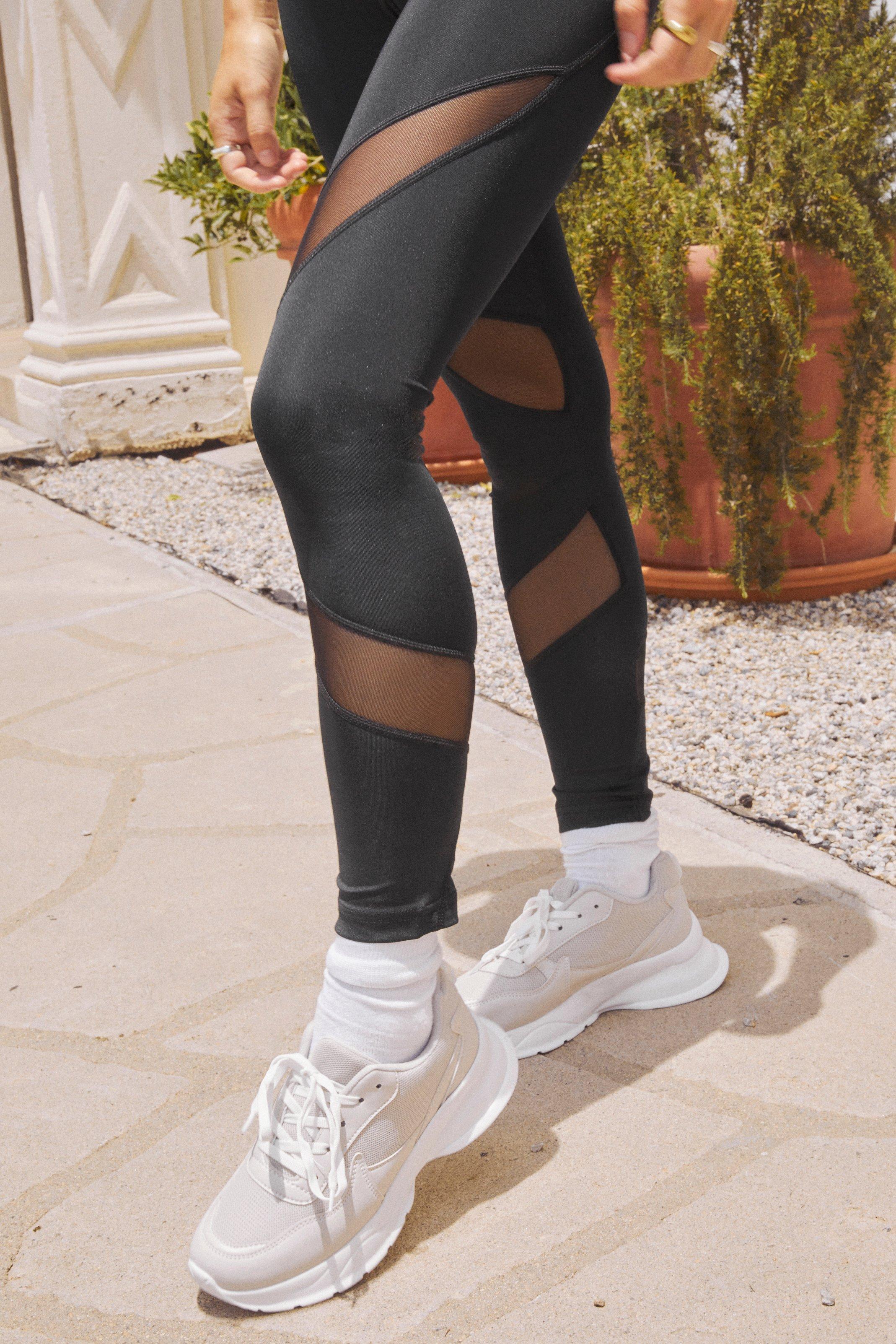 A Lil Mesh Conversation Workout Leggings