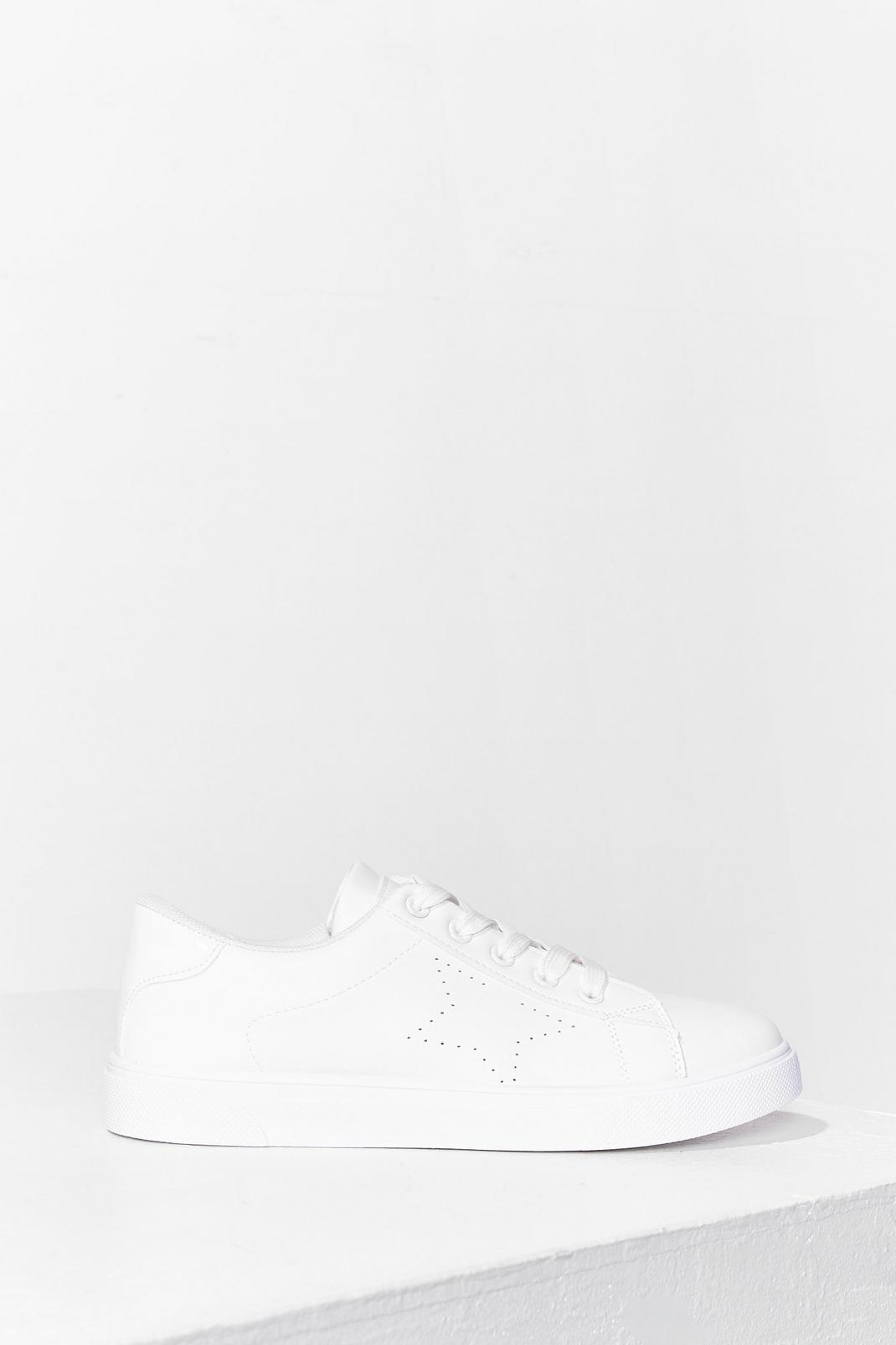 It All Lines Up Star Perforated Sneakers image number 1