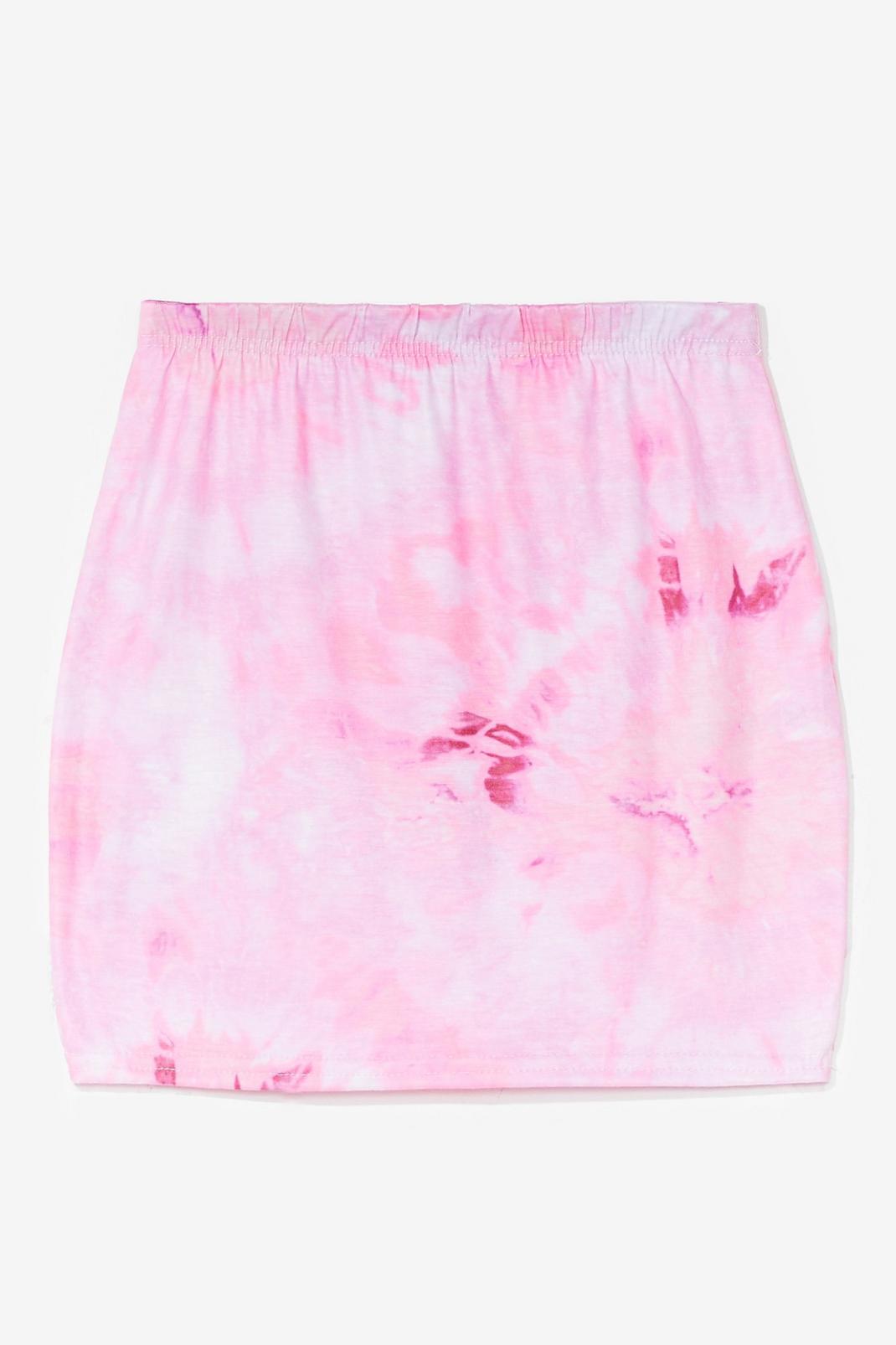 I See You Baby Tie Dye Mini Skirt image number 1