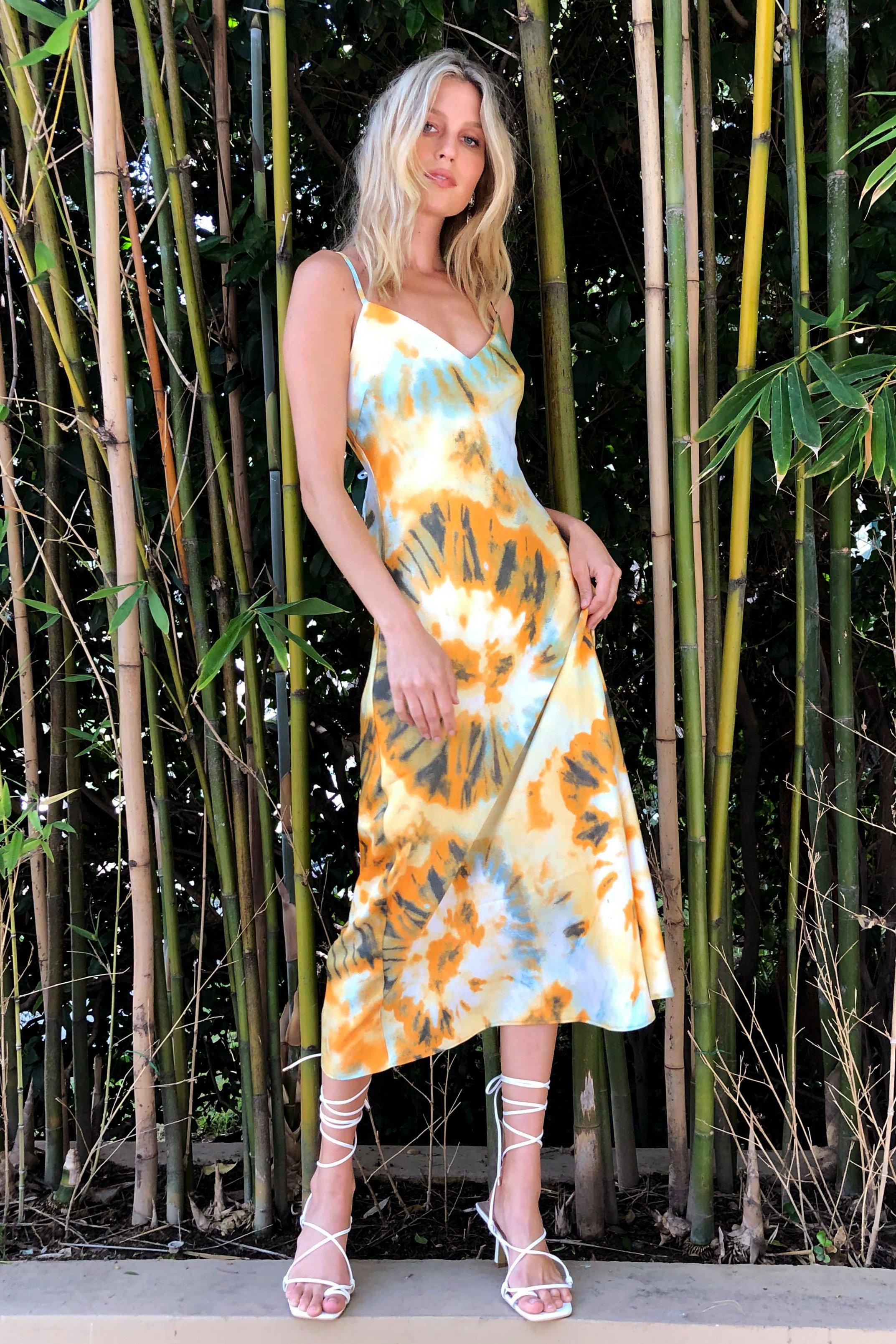 tie dye slip