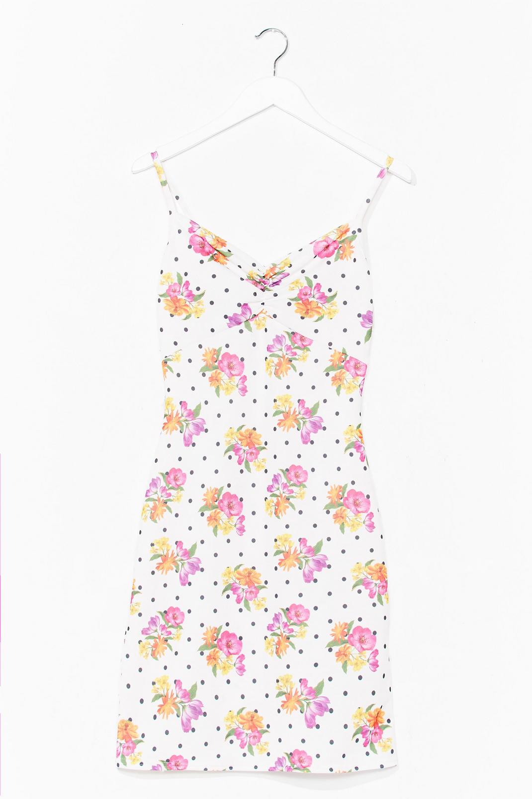 Bud Our Ground Floral Spotty Mini Dress image number 1