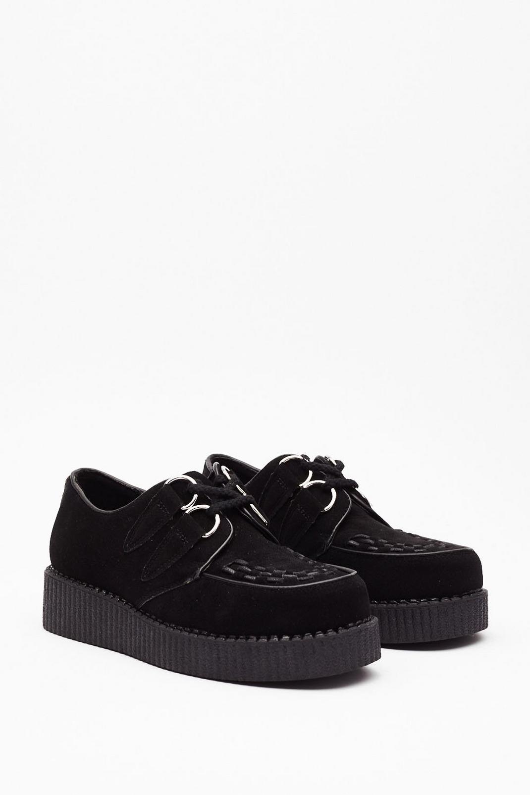 Creepin' Up On Me Faux Suede Chunky Shoes | Nasty Gal
