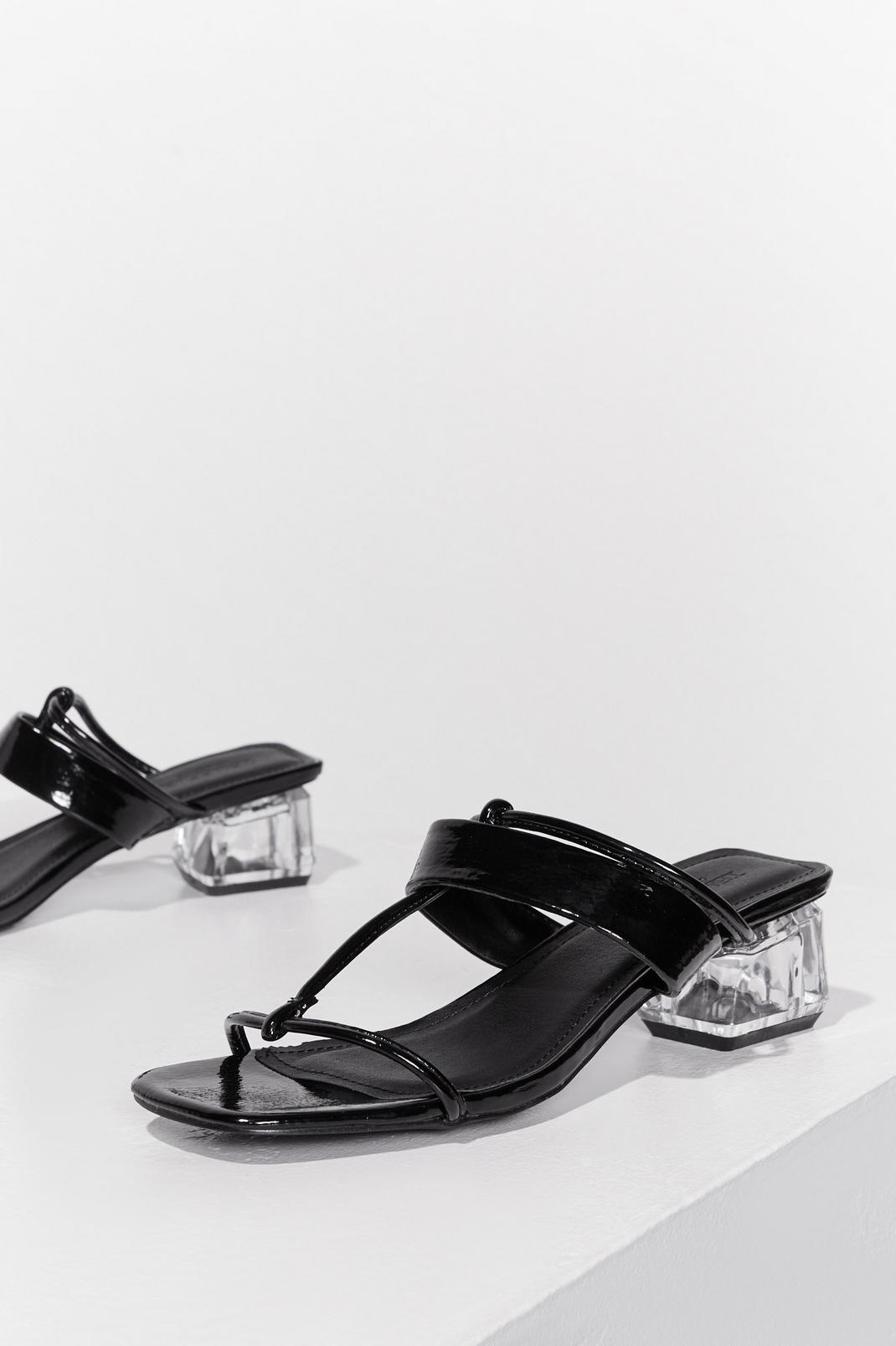 To Have Me Crystalised Strappy Mules image number 1