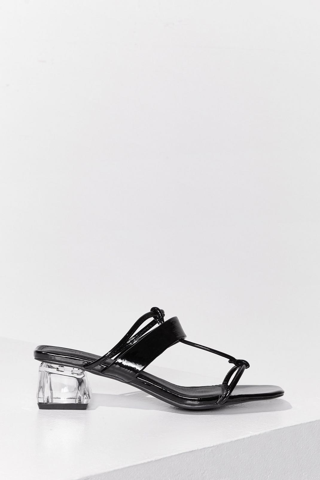 To Have Me Crystalised Strappy Mules | Nasty Gal