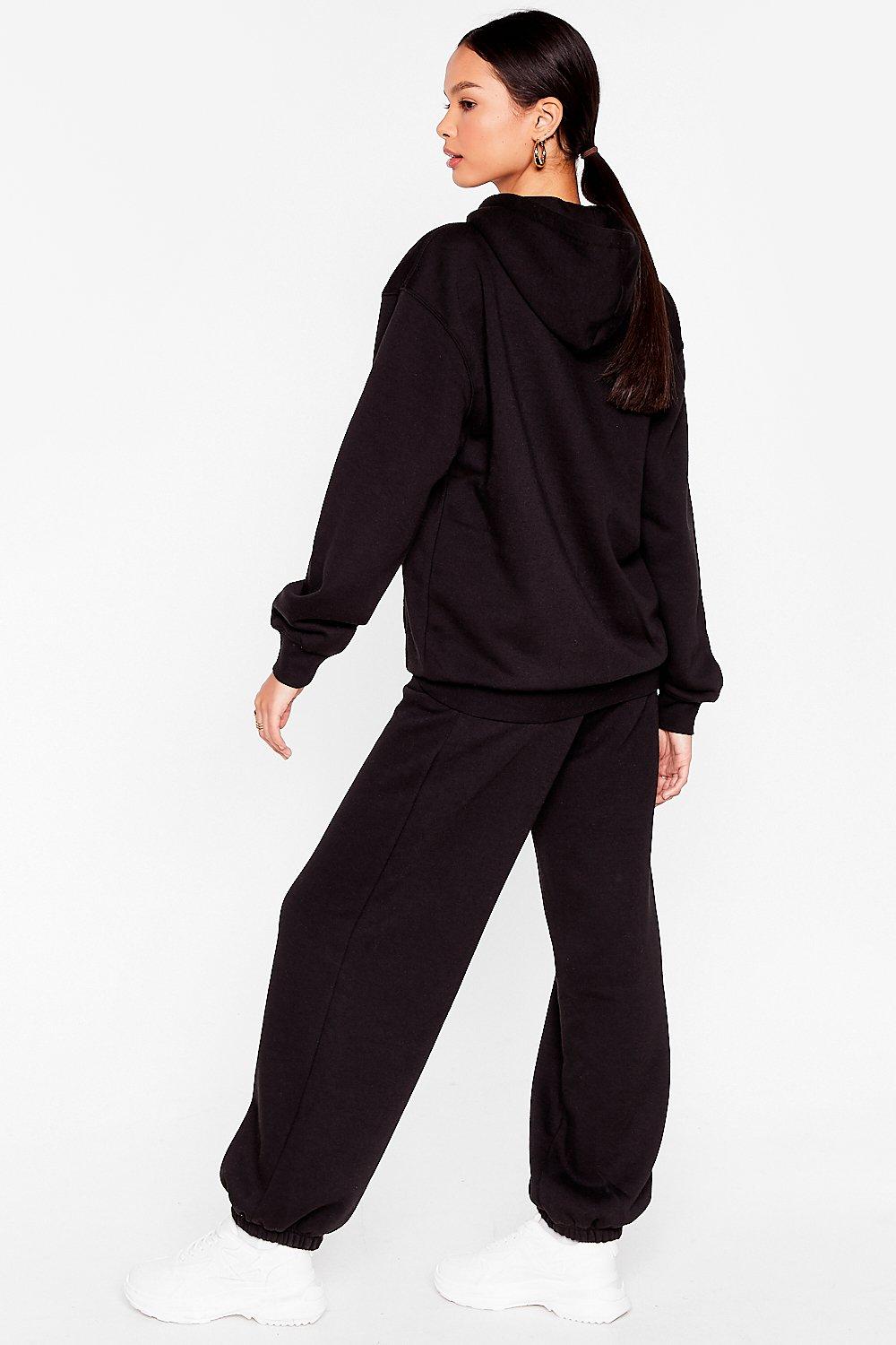 Oversized sweatshirt discount and jogger set