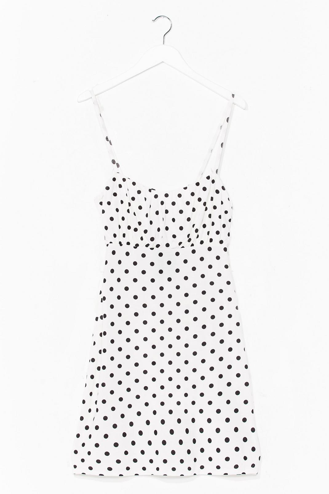 Spot of Tea Ruched Bust Mini Dress image number 1