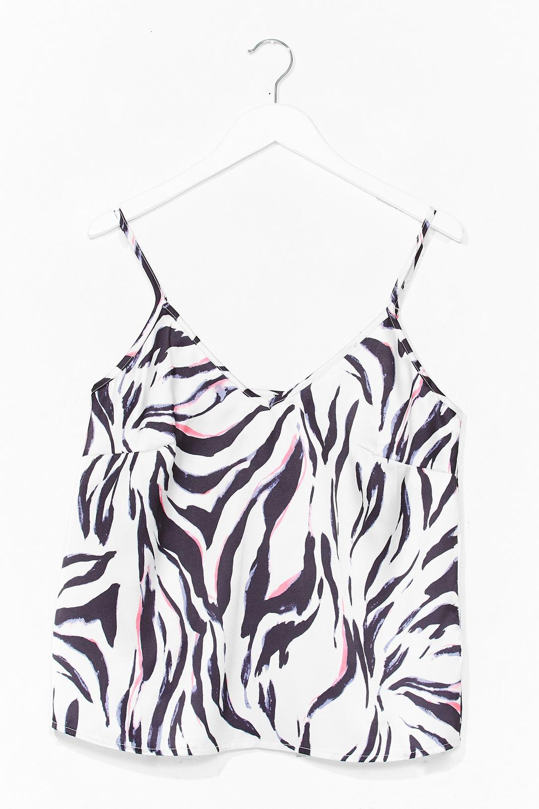 Forget What You Herd Zebra Cami Top image number 1