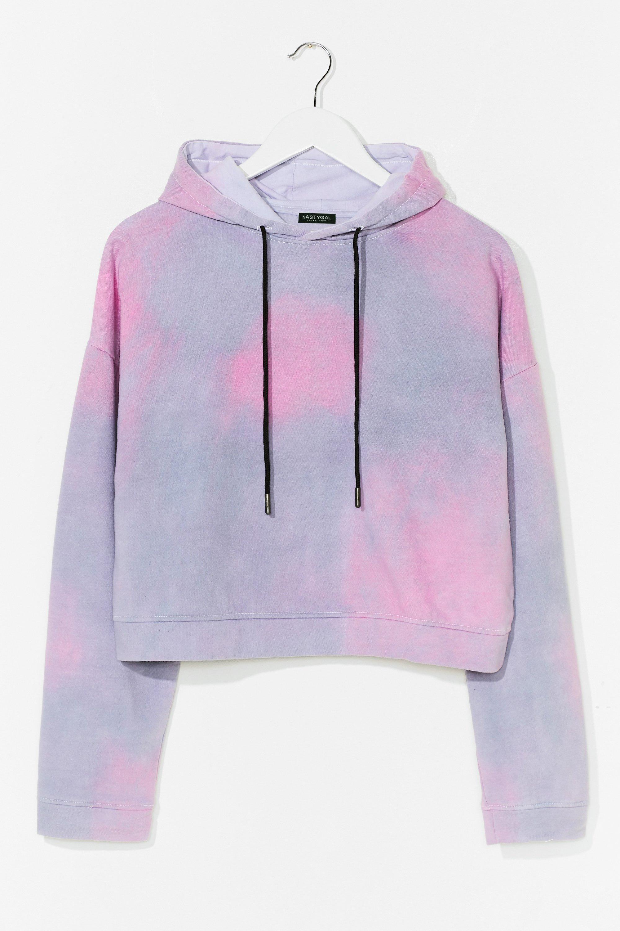 nasty gal tie dye sweatshirt