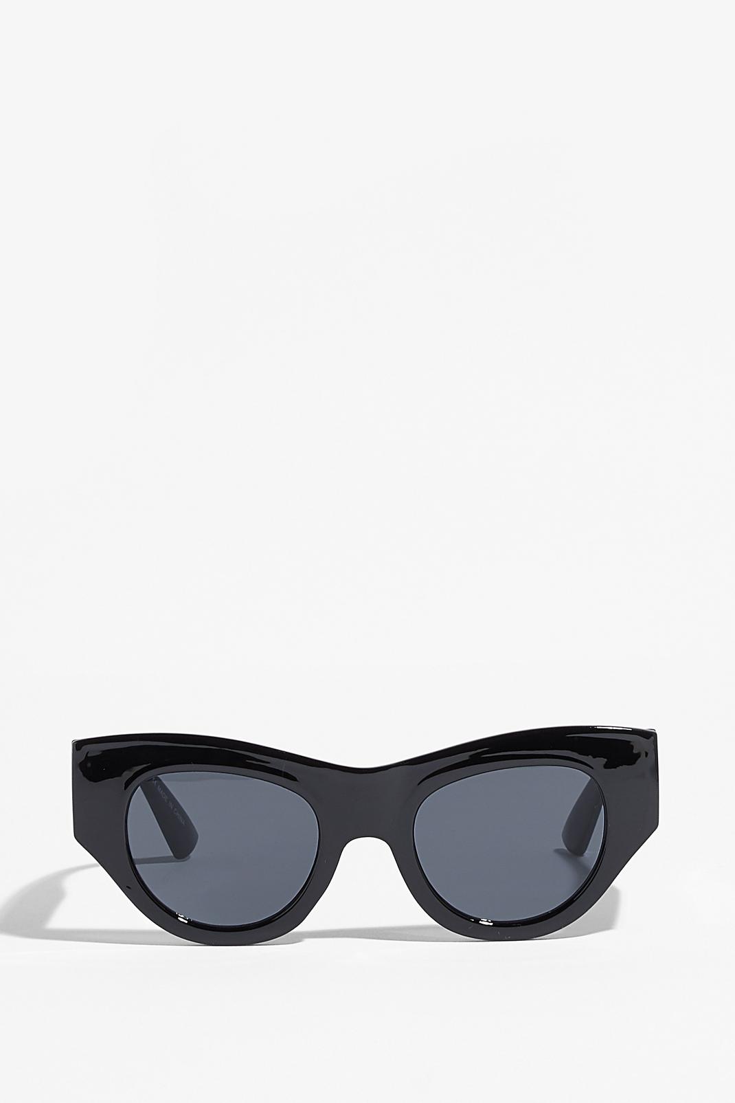 Black Look No Further Cat-Eye Sunglasses image number 1