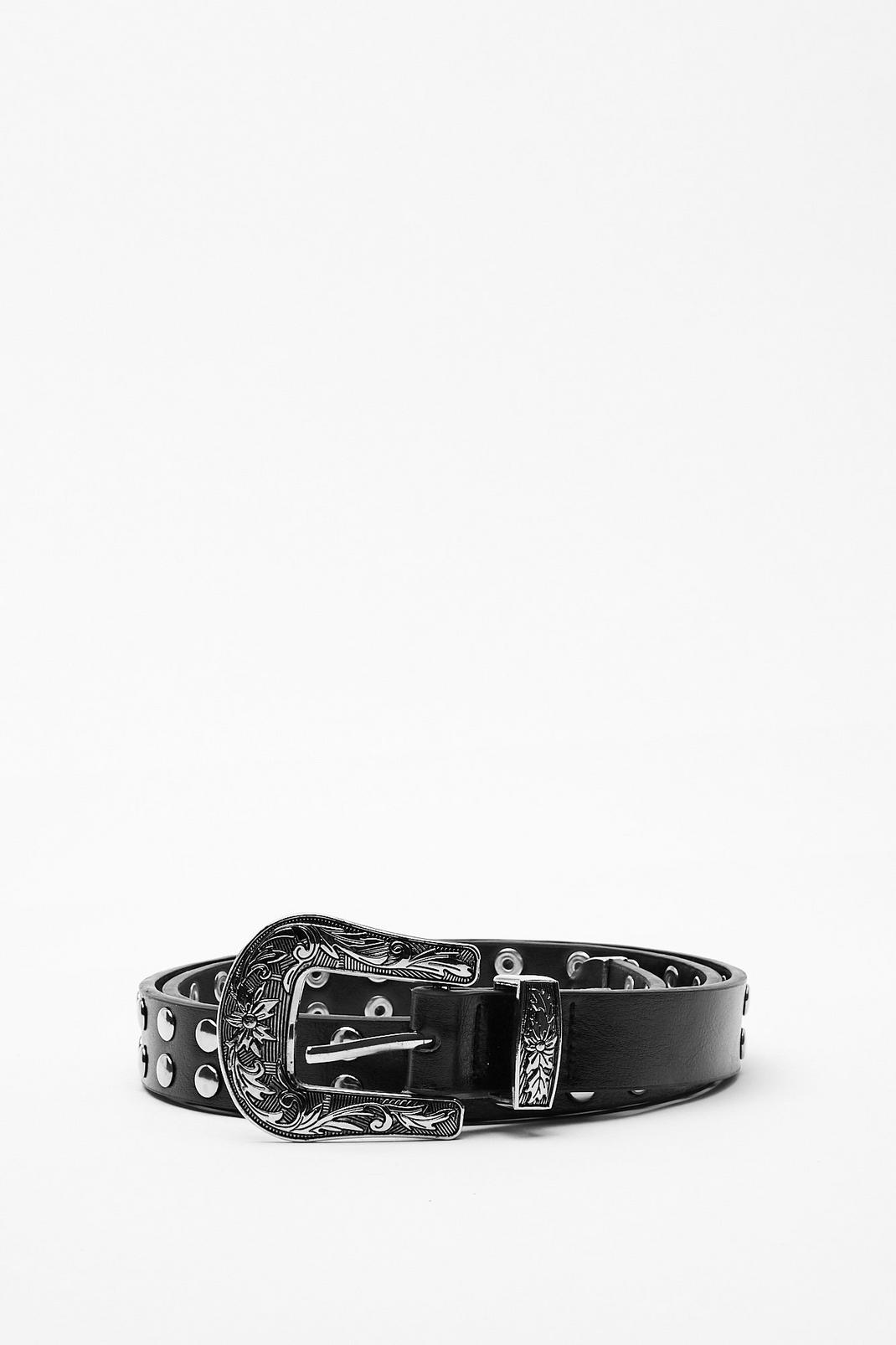 Stud For You Faux Leather Western Belt image number 1