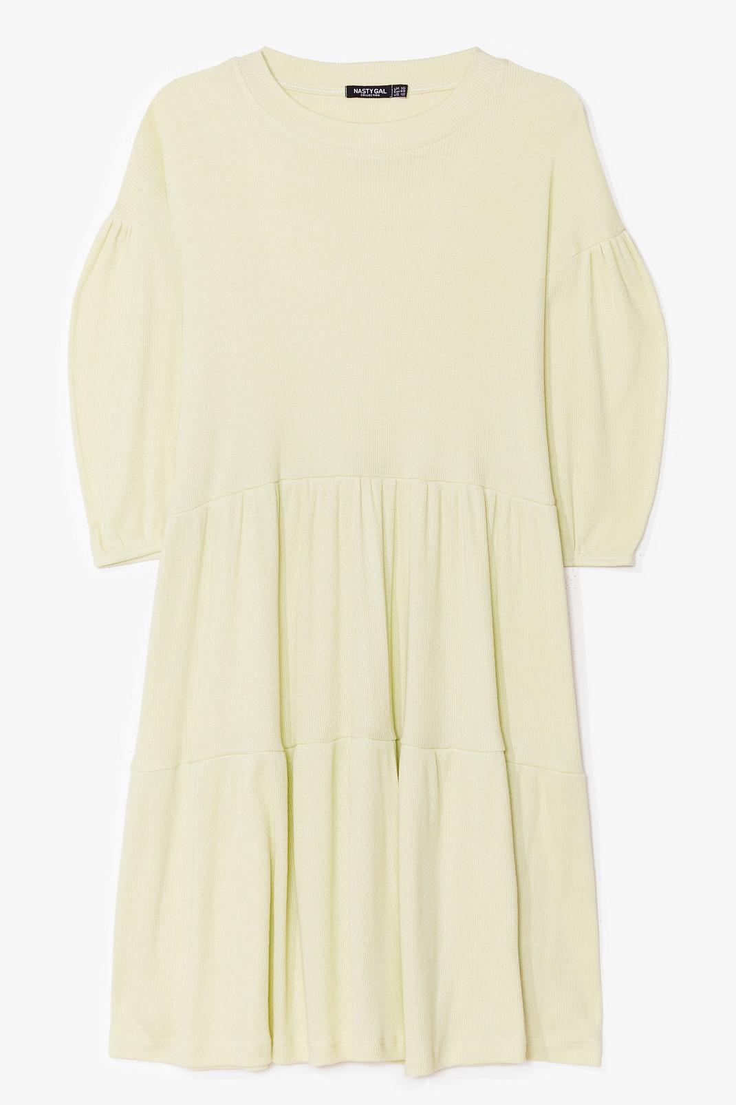 Plus Size Puff Sleeve Mini Smock Dress image number 1